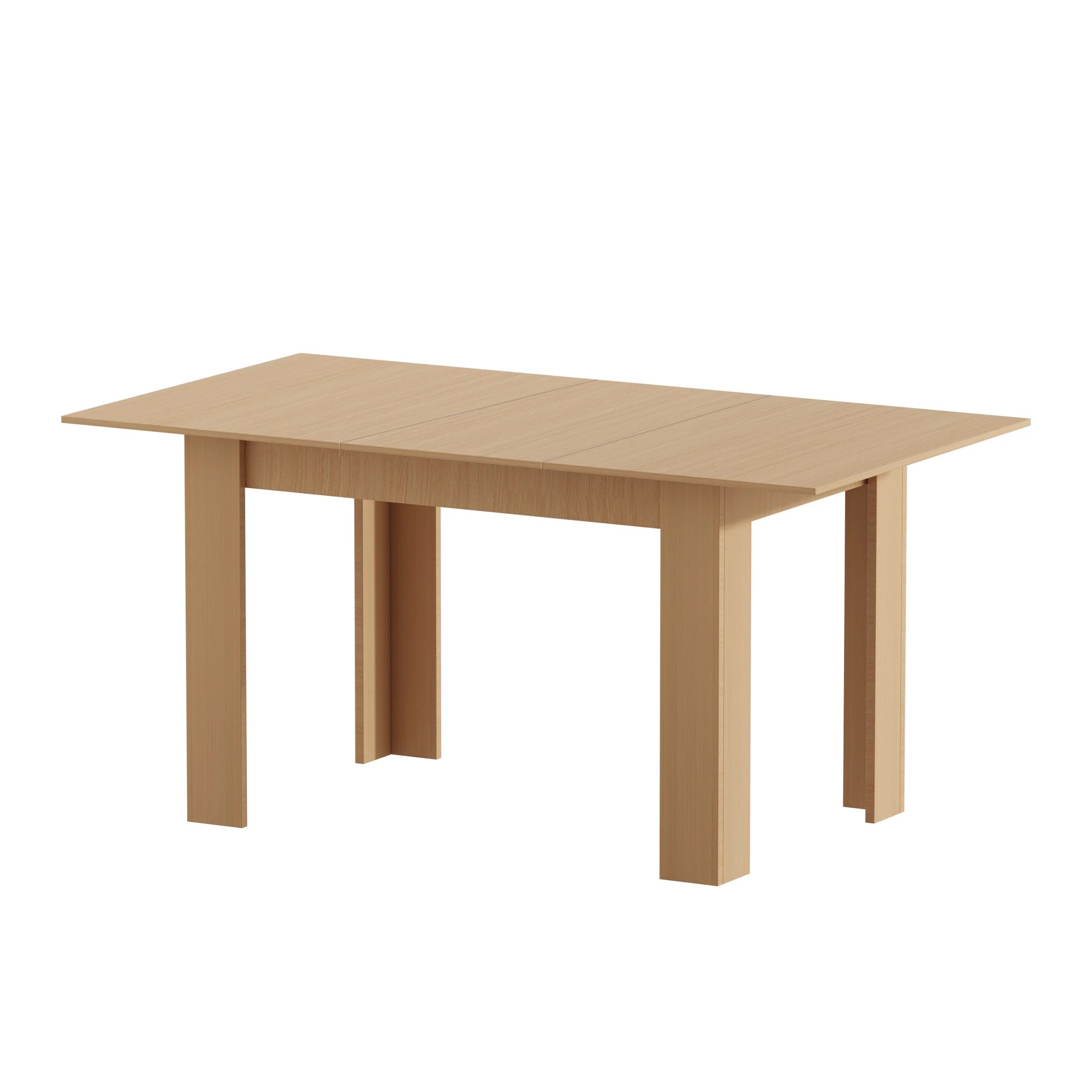 8 Oikiture 5pcs Dining Table Set 1.6m Extendable Dining Table And Chairs Pu Leather Padded Seat
 - Multi, 8 of 8