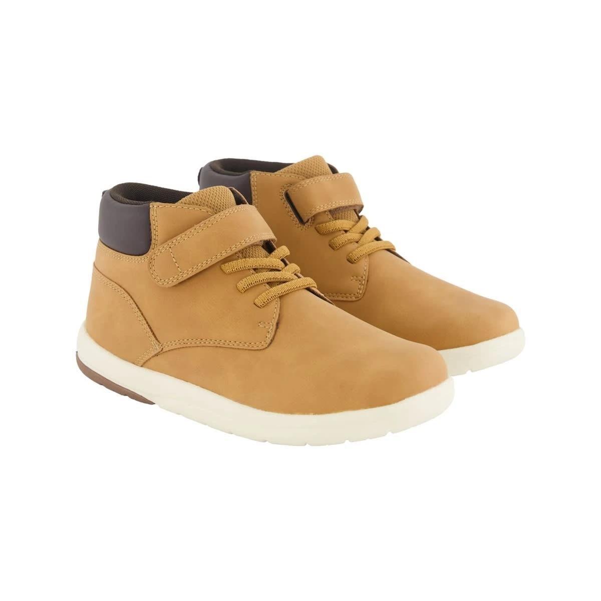 4 Senior Hi Top Casual Sneakers AMBER GOLD, 4 of 5