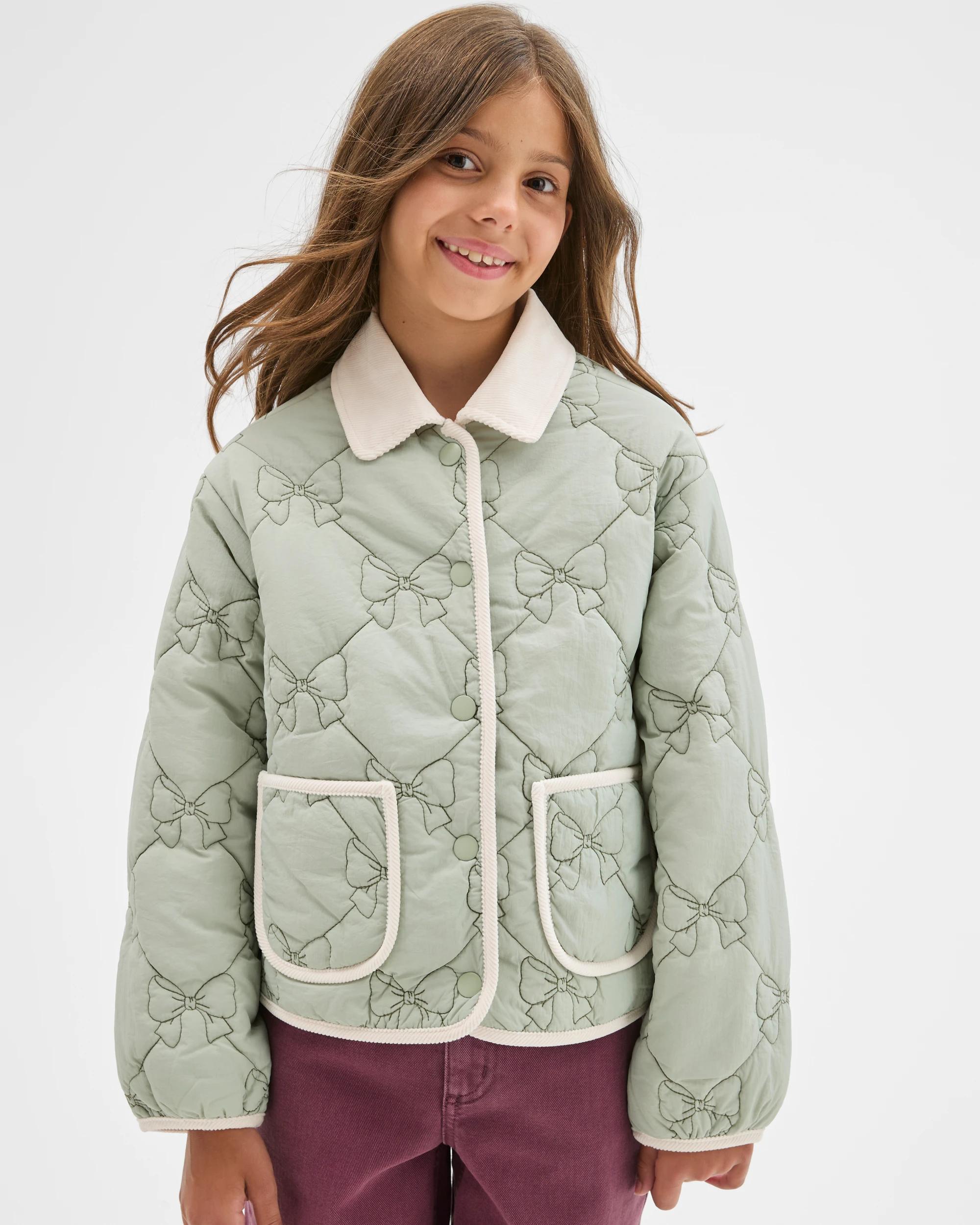 1 Target Kids Reversible Quilted Jacket SAGE, 1 of 8