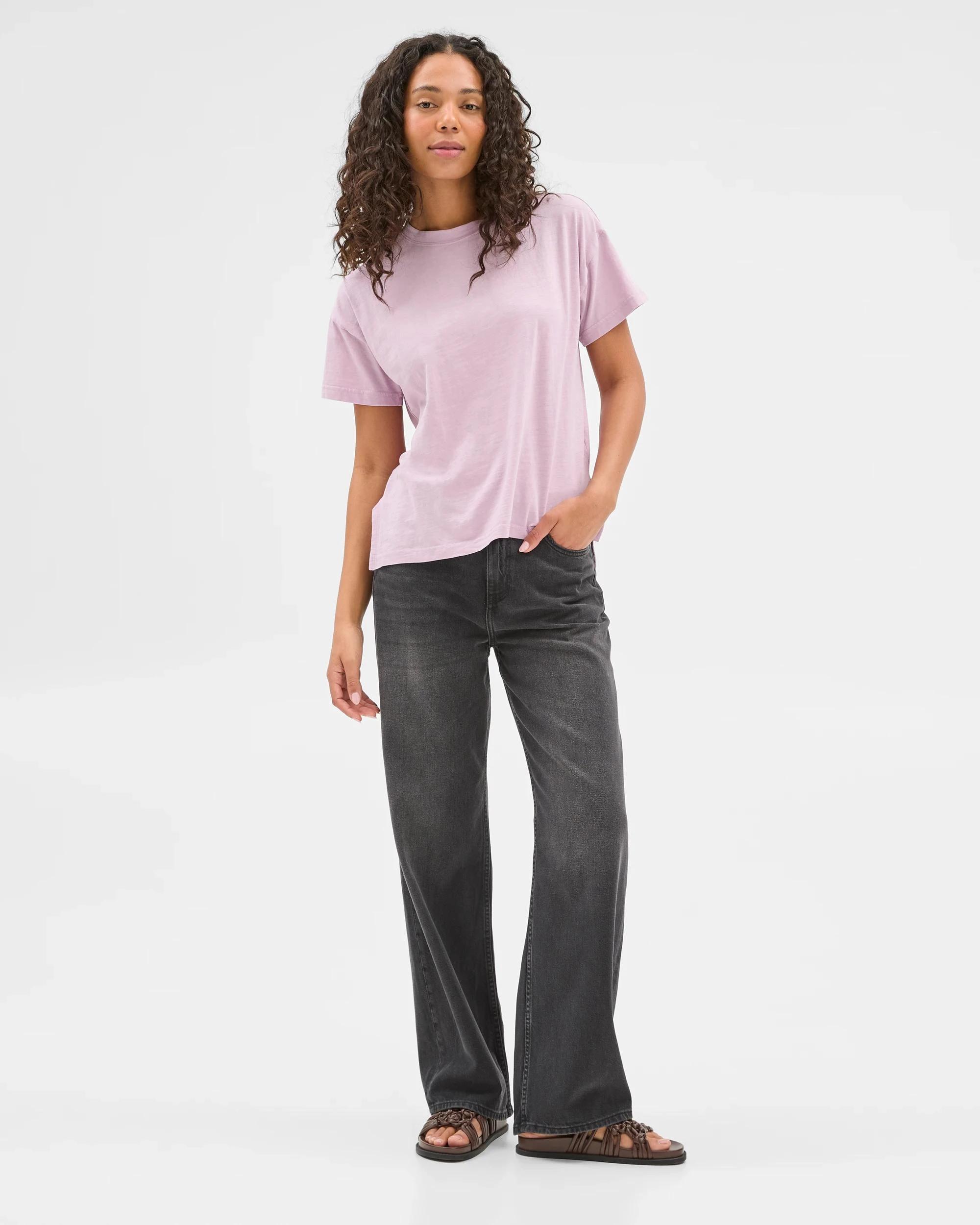 3 Target Australian Cotton Relaxed Slub T-Shirt WISTERIA, 3 of 6