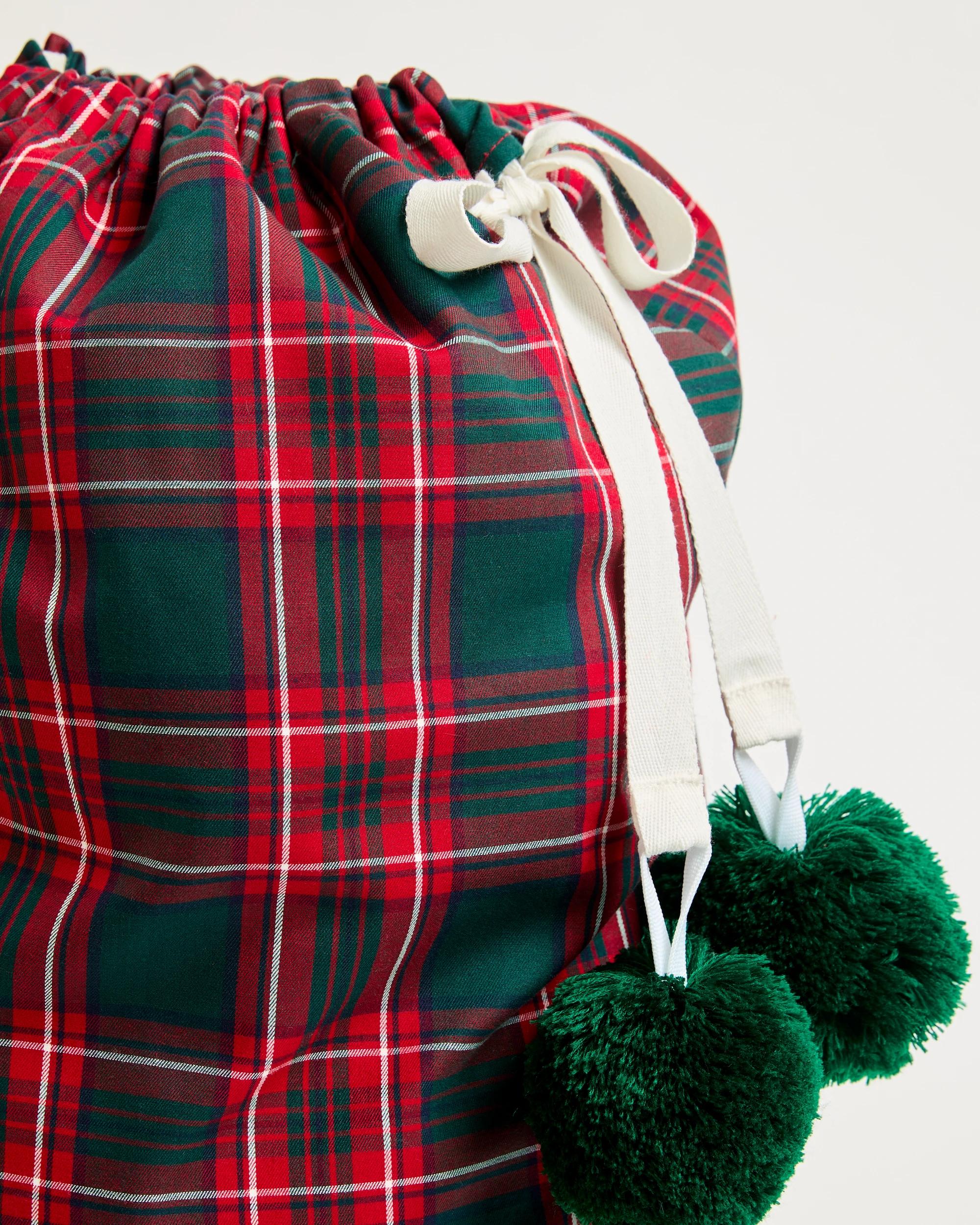 2 Target Accessories Christmas Family Matching Tartan Santa Sack TARTAN SANTA, 2 of 3