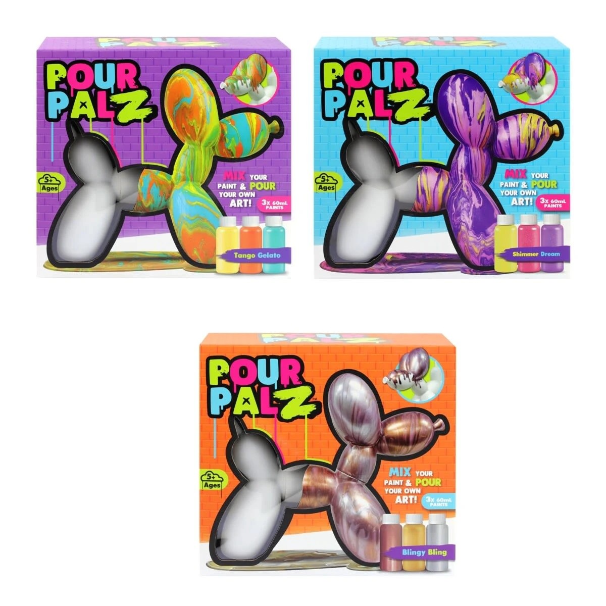 1 Pour Palz Balloon Dog - Assorted, 1 of 10