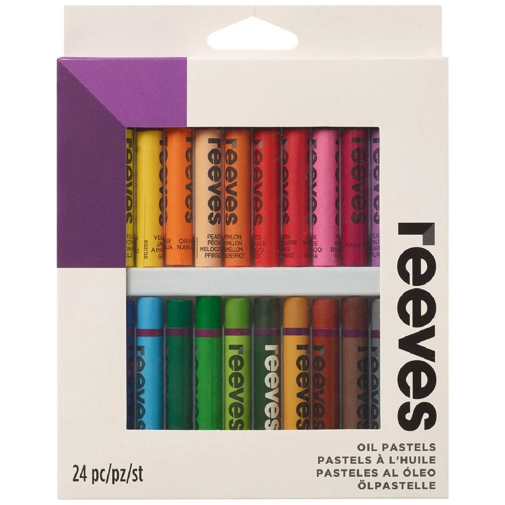 1 Reeves Large Oil Pastels 24 Pack, 1 of 1