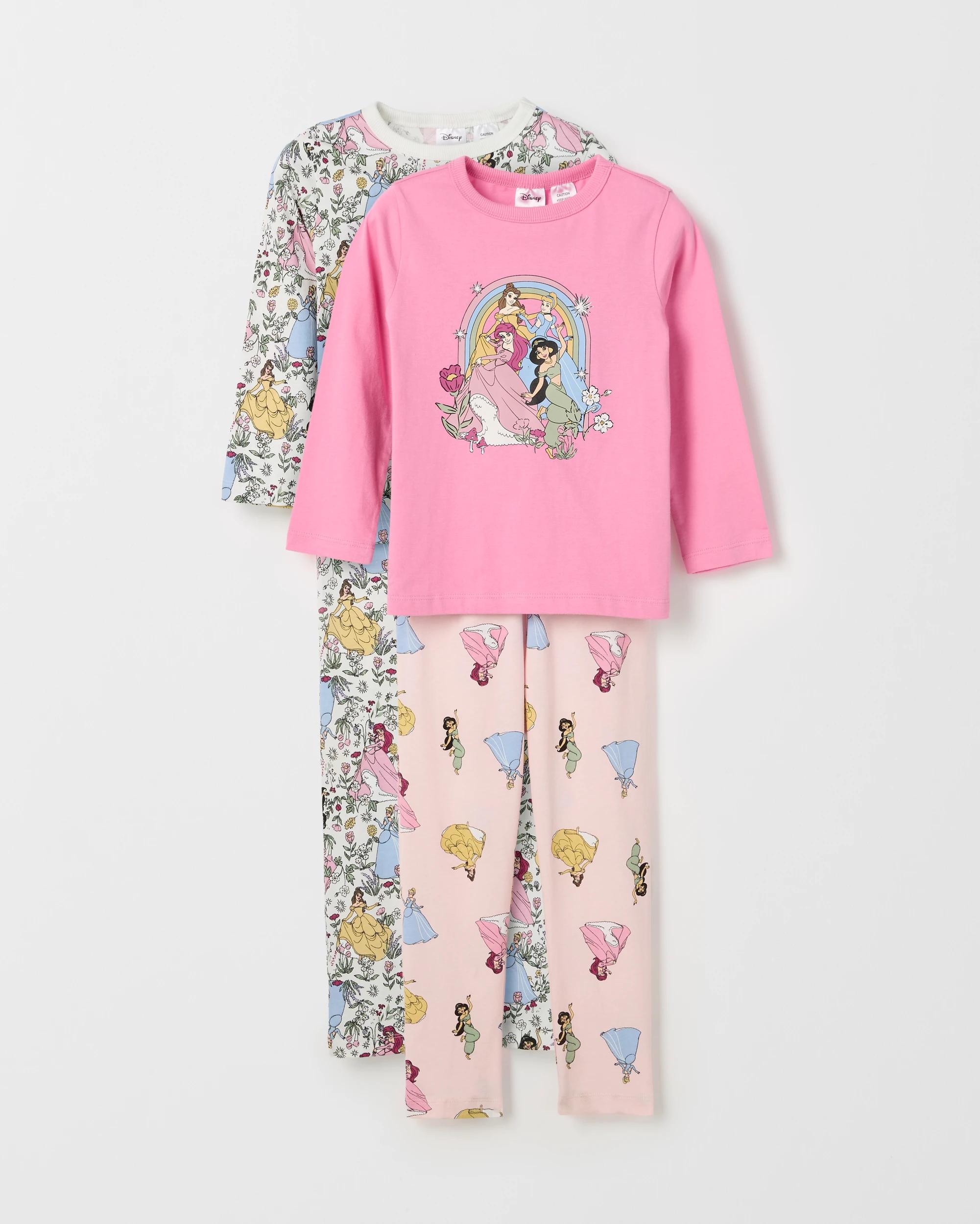 1 Disney Princess Australian Cotton Younger Girls Pyjama Set PRINCESSES, 1 of 8