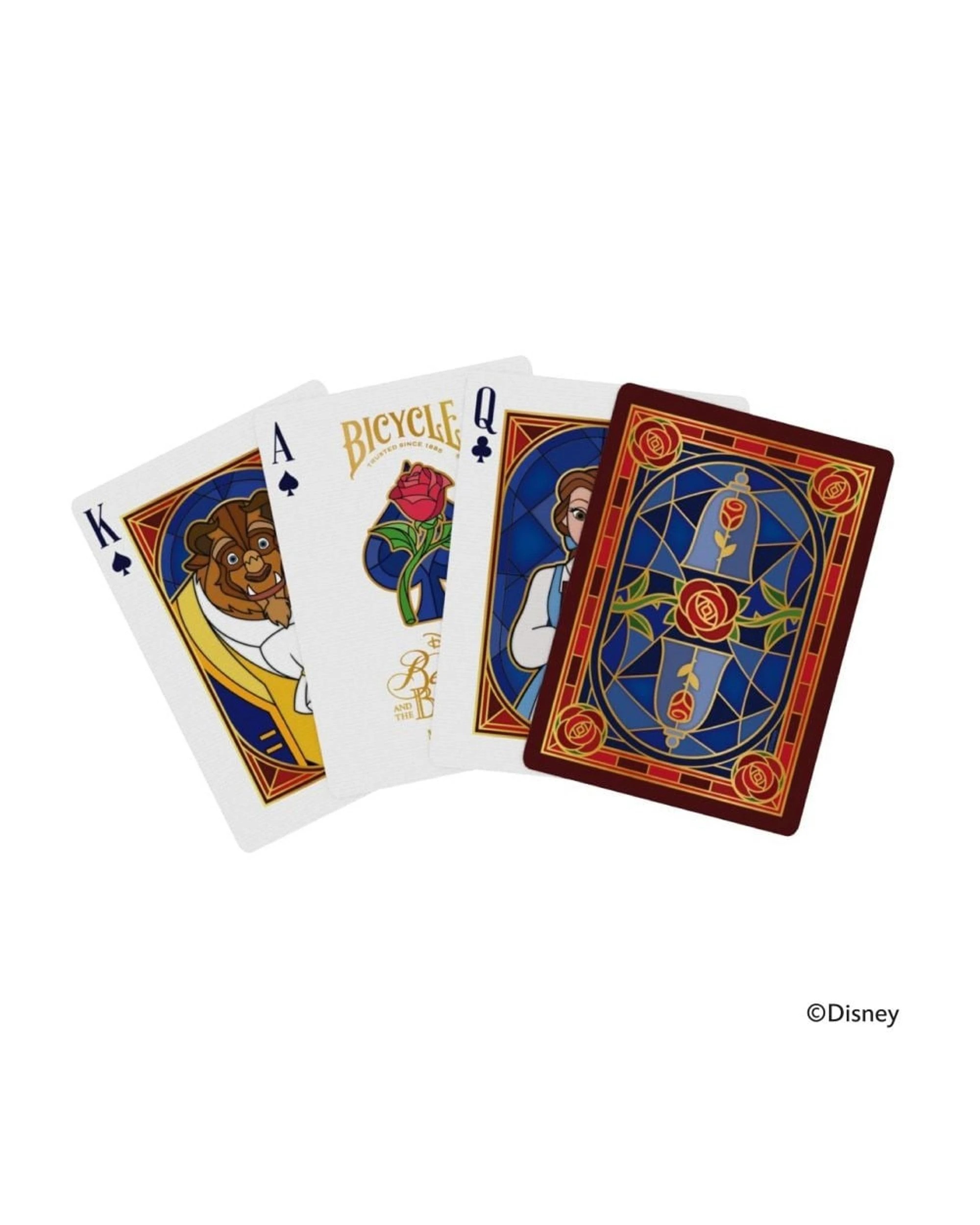 4 Bicycle Disney Beauty and the Beast Playing Cards, 4 of 5