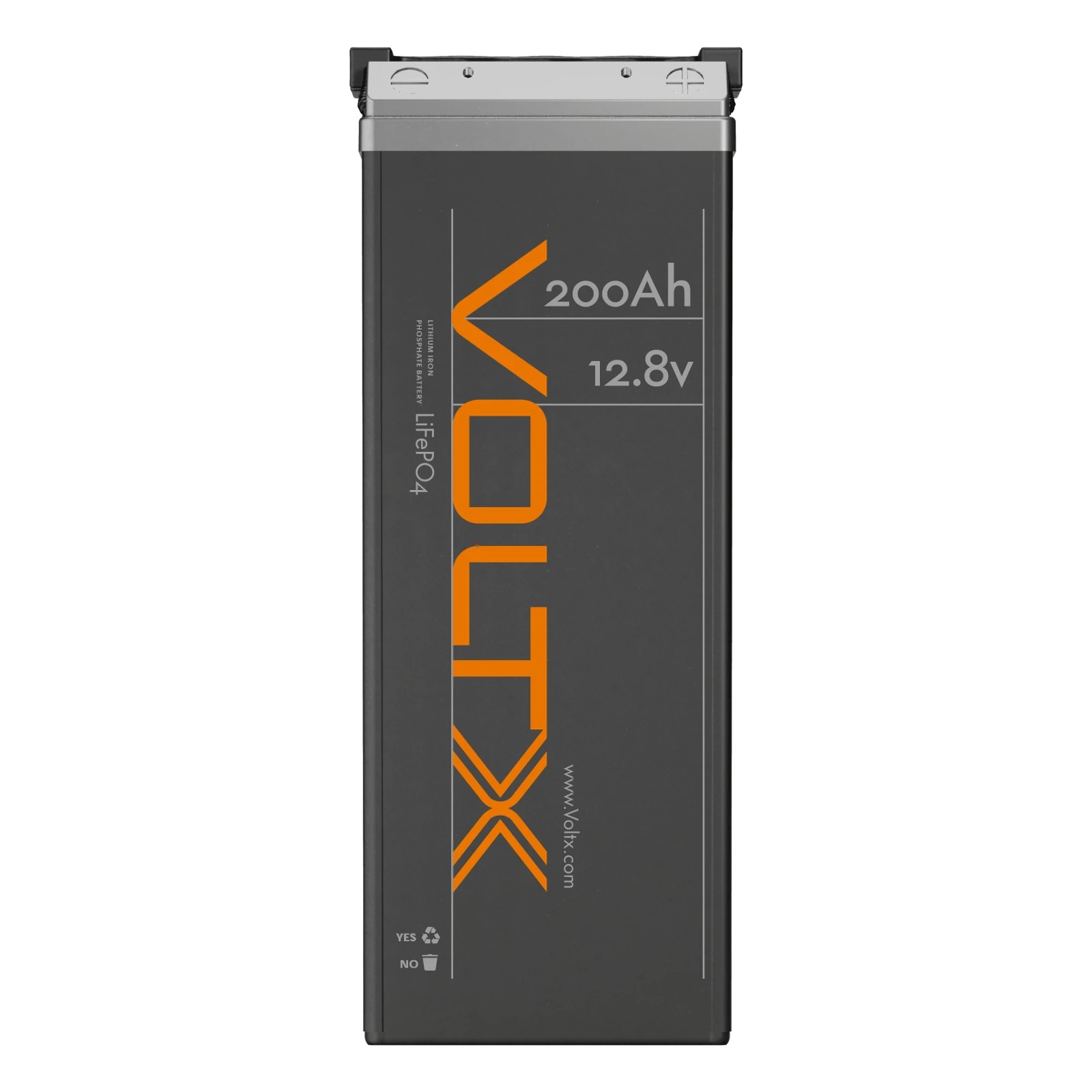 1 VoltX 12V 200Ah 2560Wh Slimline LiFePO4 Battery, 150A BMS, 4WD & Caravan, 1 of 10