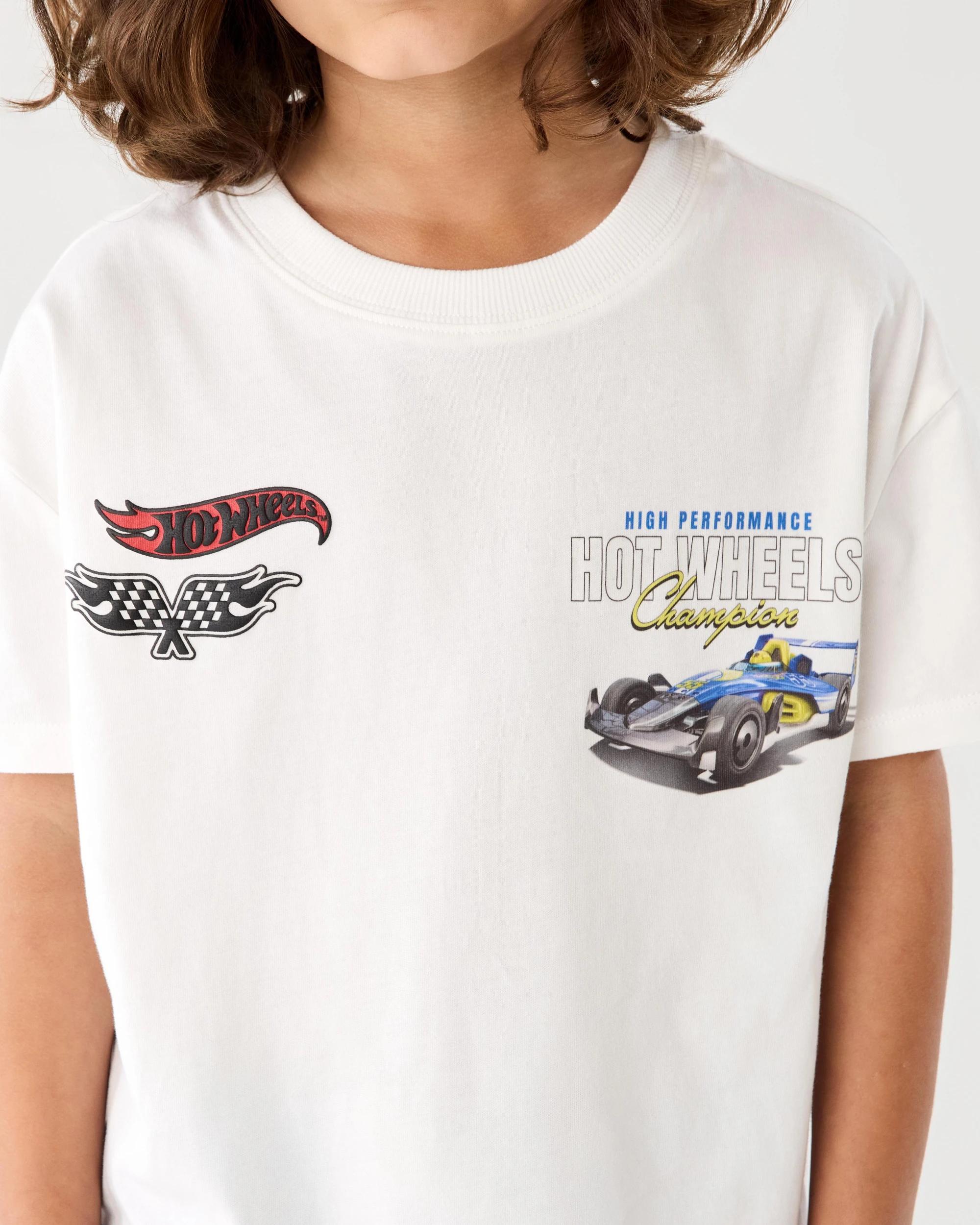 4 Hot Wheels License Oversized Printed T-shirt Hot Wheels, 4 of 9