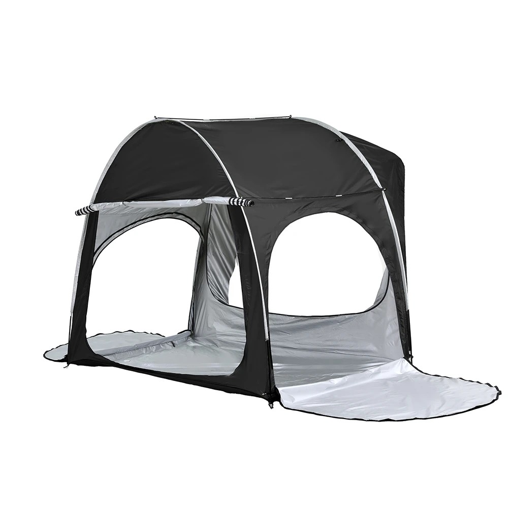 1 Weisshorn Camping Tent Car SUV Rear Hatchback Tents Canopy Portable Outdoor Family - Black, 1 of 8
