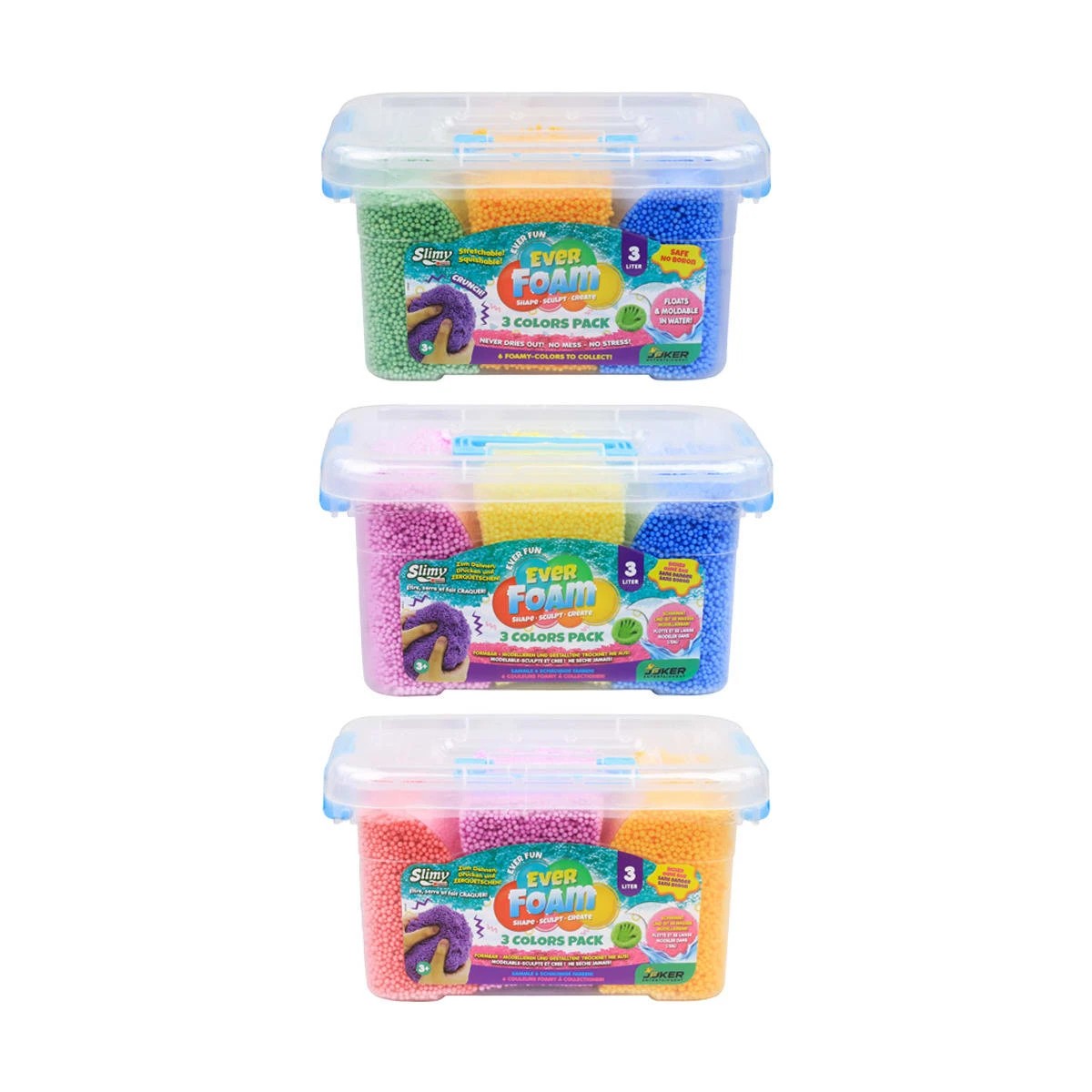 1 Slimy 3 Colours Pack Ever Foam - Assorted, 1 of 3