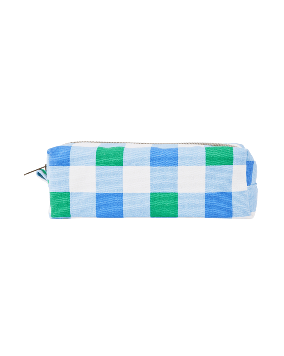 Pencil Case Barrel - Check