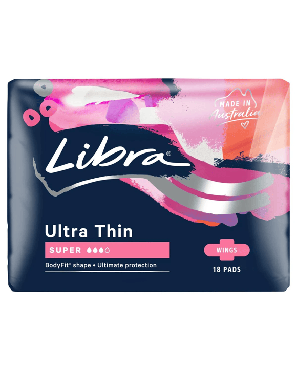 Libra 18 Pack Ultra Thin Super Pads