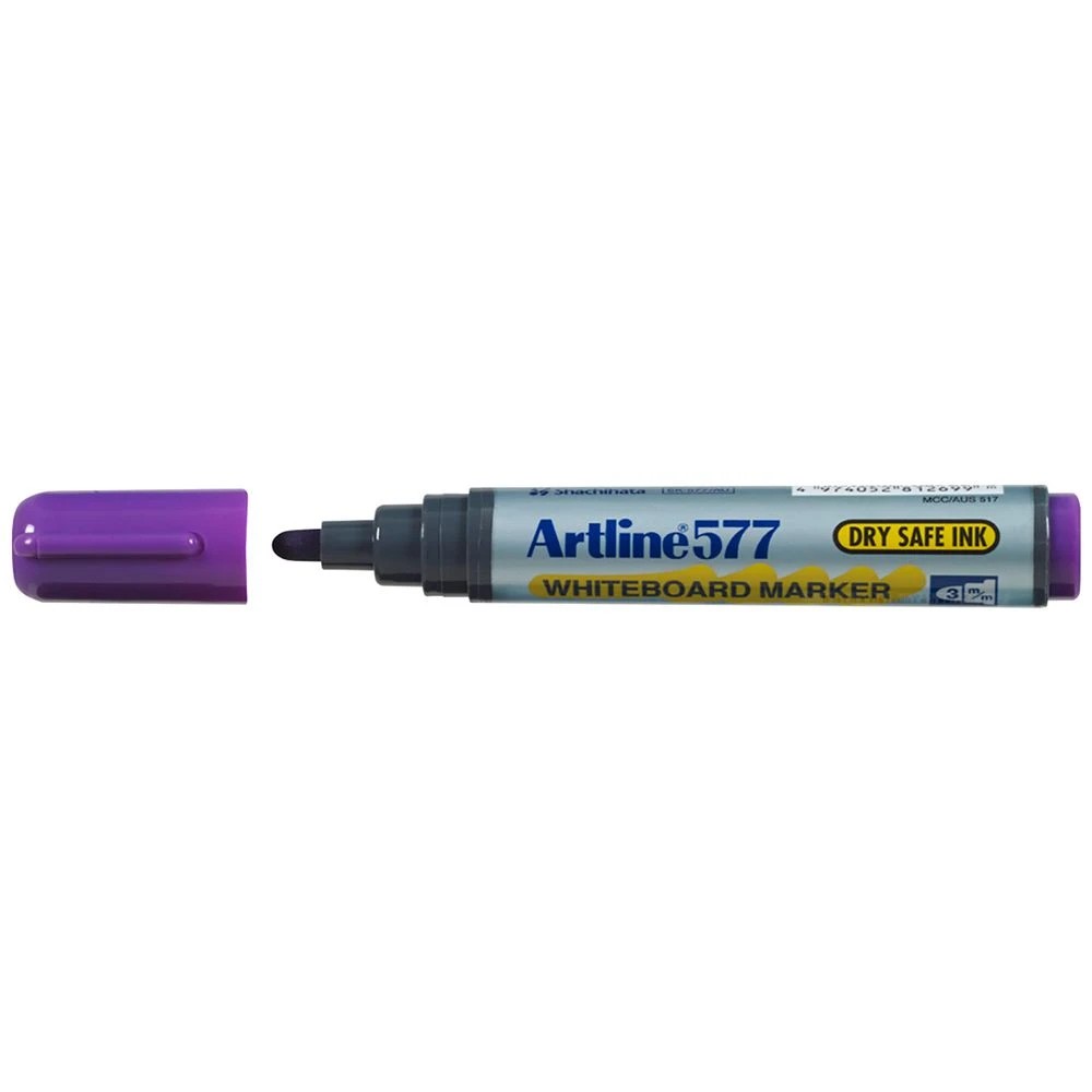 1 Artline 577 Whiteboard Marker Bullet Purple, 1 of 3