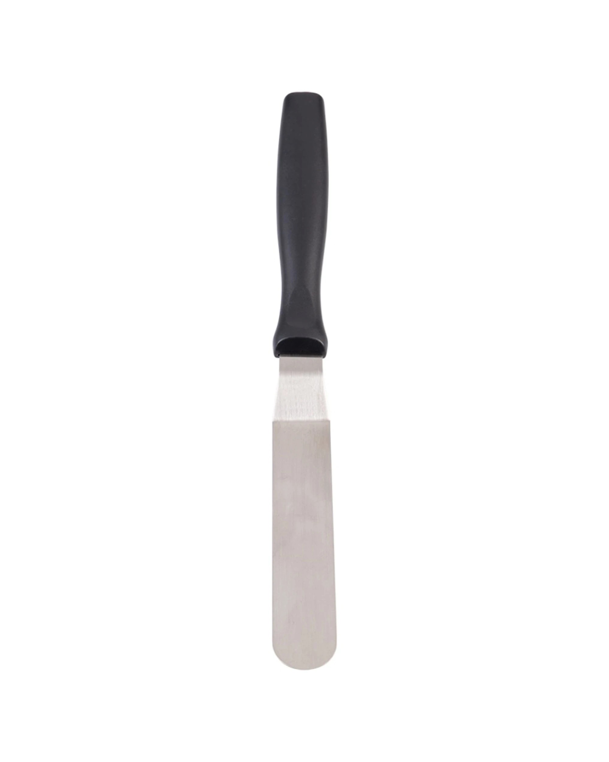6 Appetito Stainless Steel Offset Icing Spatula With Ergonomic Handle 12cm - Black, 6 of 7