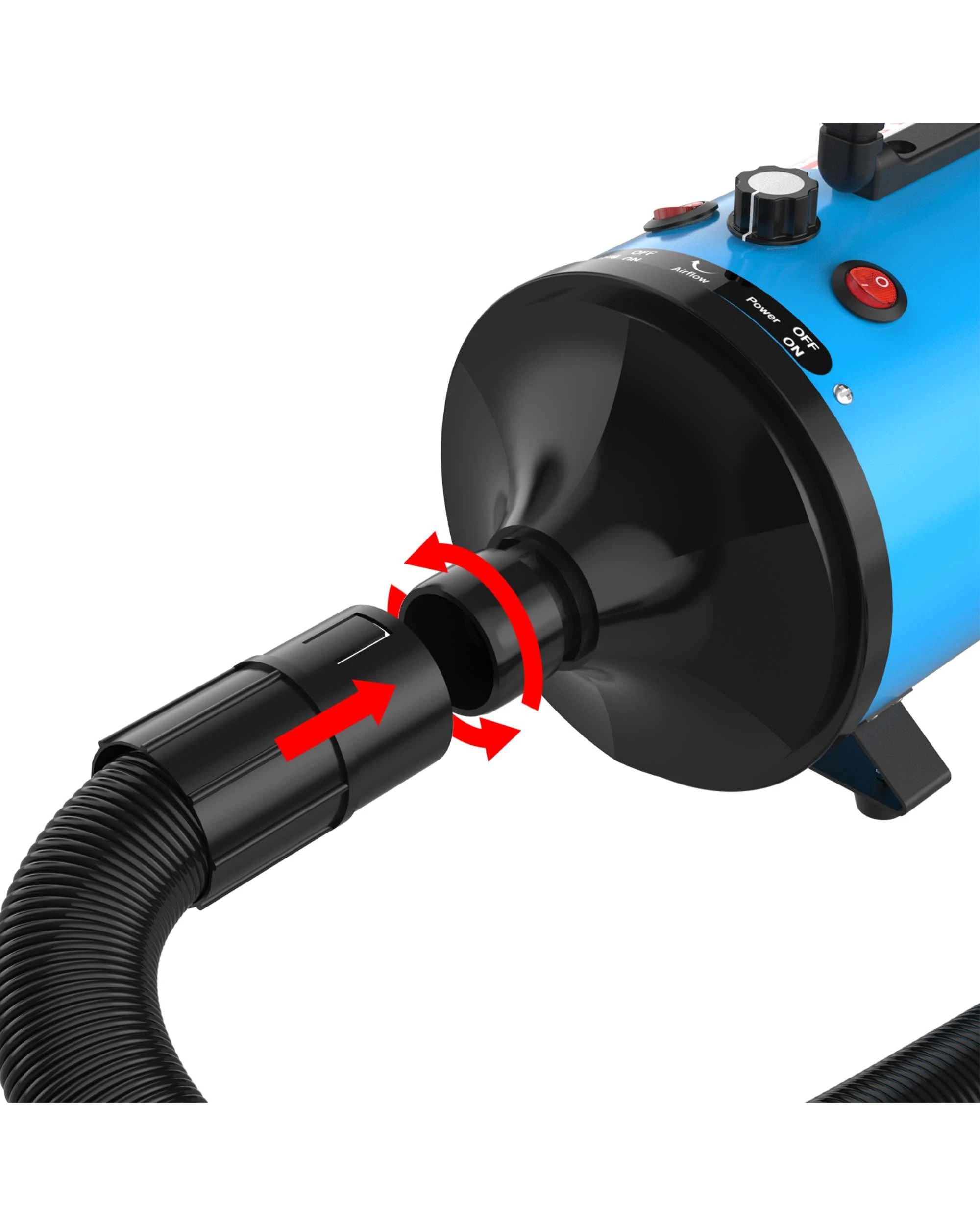 6 Advwin Pet Hair Dryer Dog Cat Grooming Blower, 6 of 7