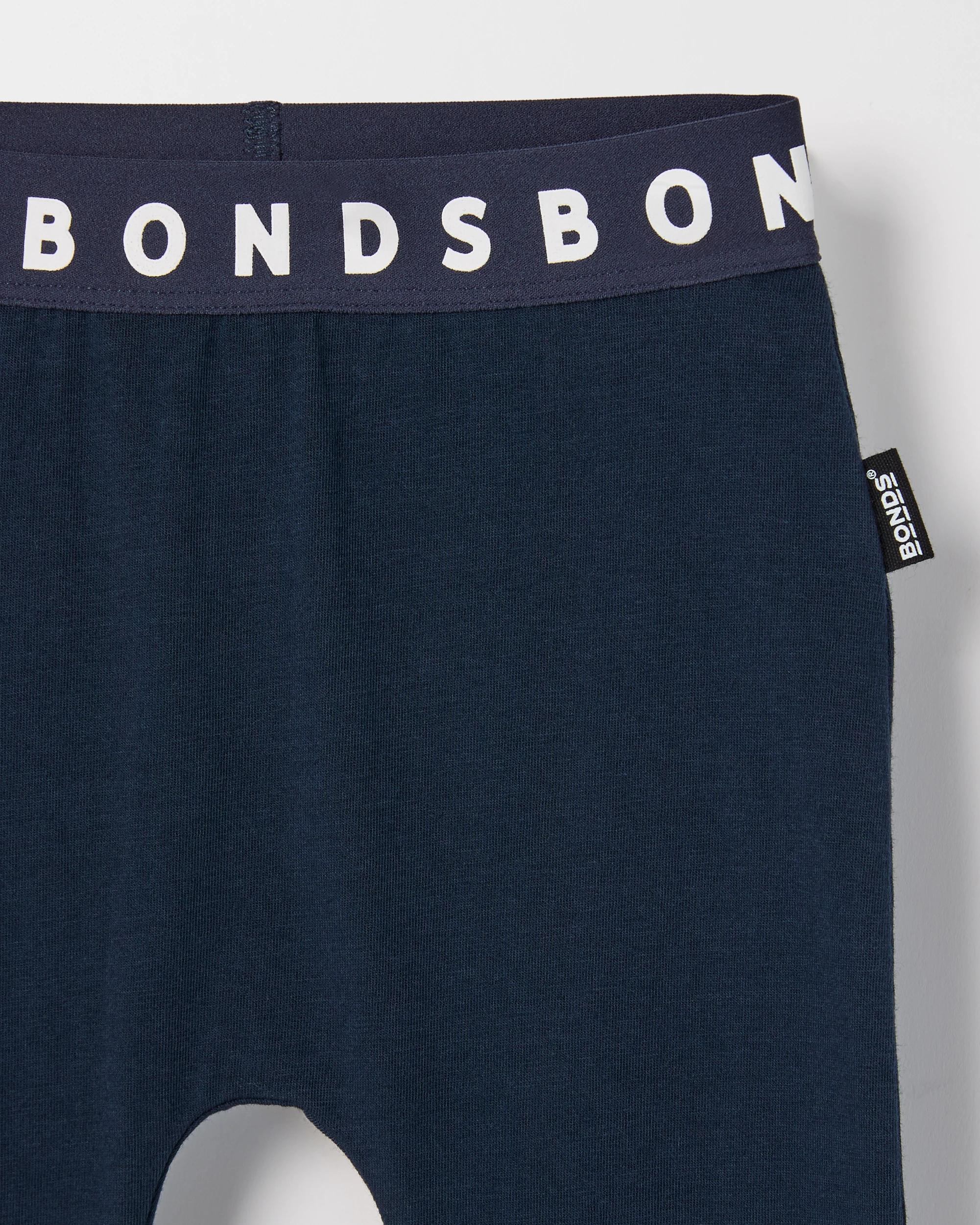 2 Baby Bonds Stretchies Leggings NAVY, 2 of 2