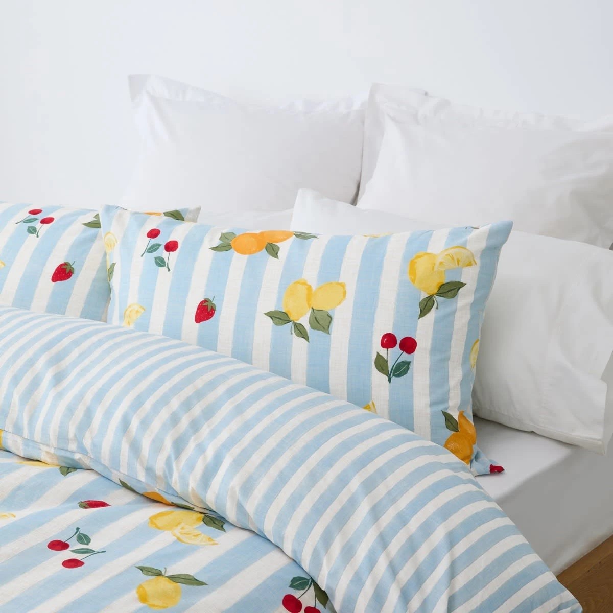 3 Sorrento Cotton Rich Reversible Quilt Cover Set - Queen Bed, 3 of 7