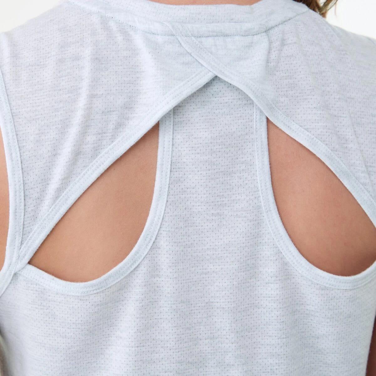 6 Everlast Womens Keyhole Tank EVERLAST WHITE MARLE, 6 of 7