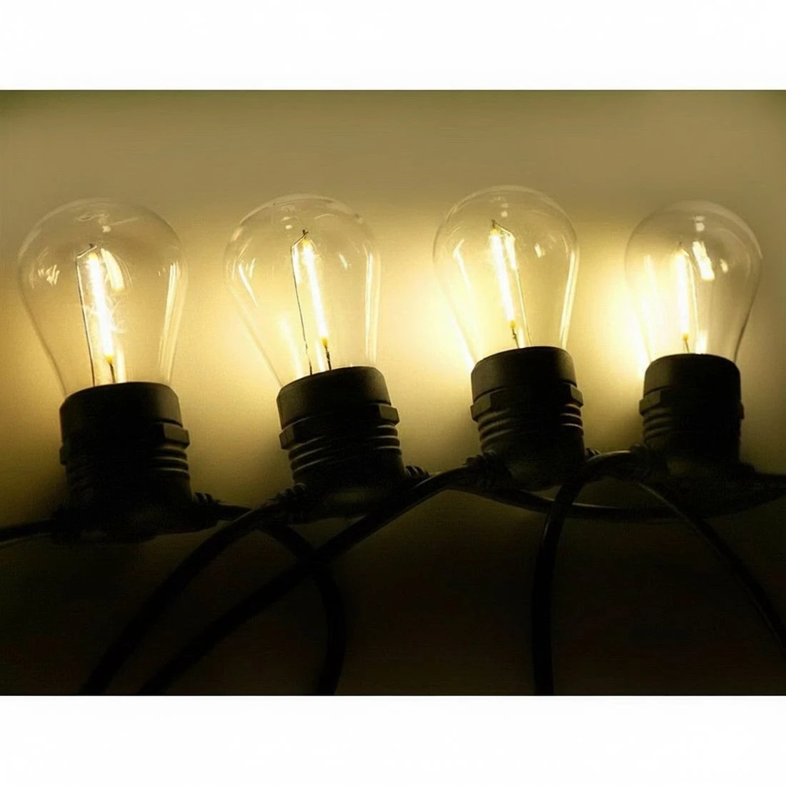 2 95m LED Festoon String Lights Christmas Decorations Wedding Party Outdoor - Black, 2 of 5
