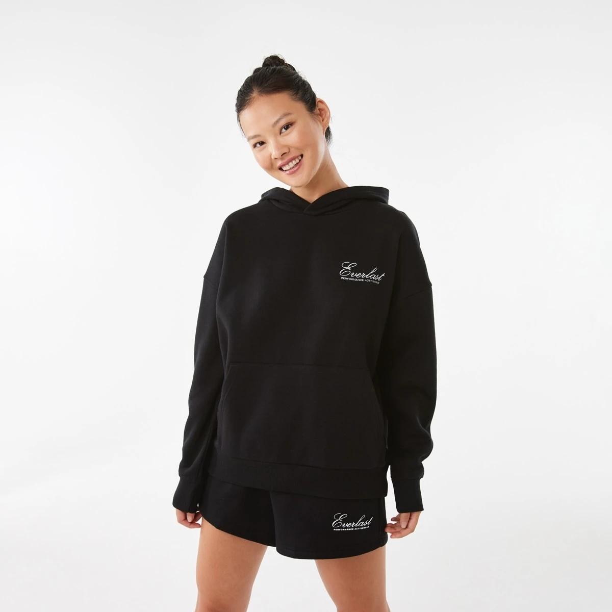 1 Everlast Womens New Core Hoodie Black, 1 of 9