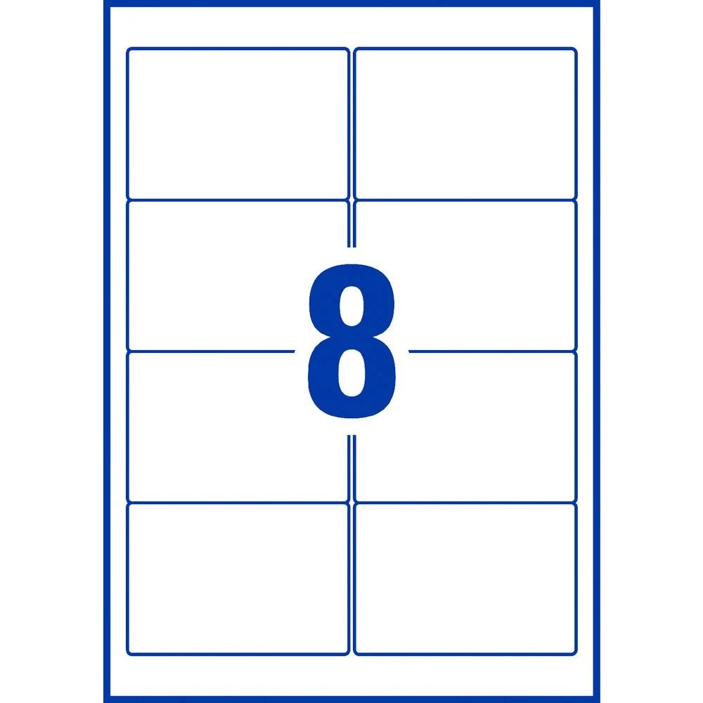 3 Avery 8UP Laser Waterproof Labels 5 Sheets, 3 of 6