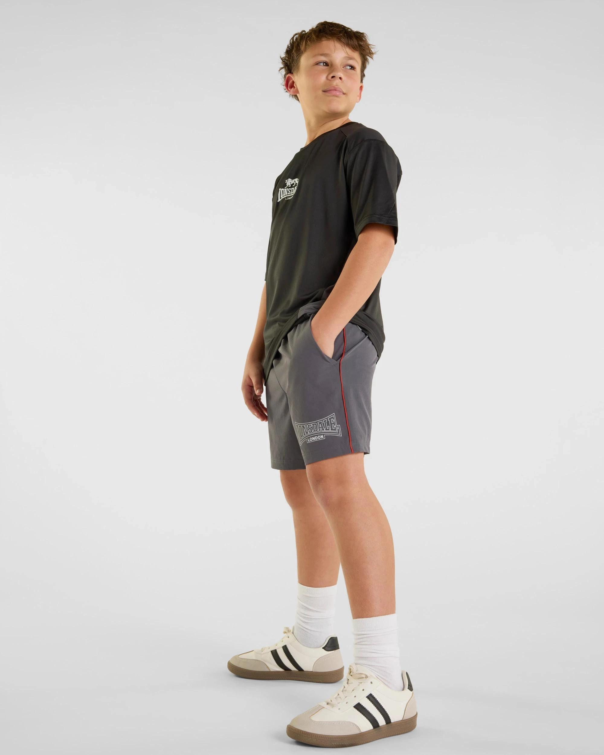 5 Short Sleeve Mesh T-Shirt - Lonsdale London BLACK, 5 of 5