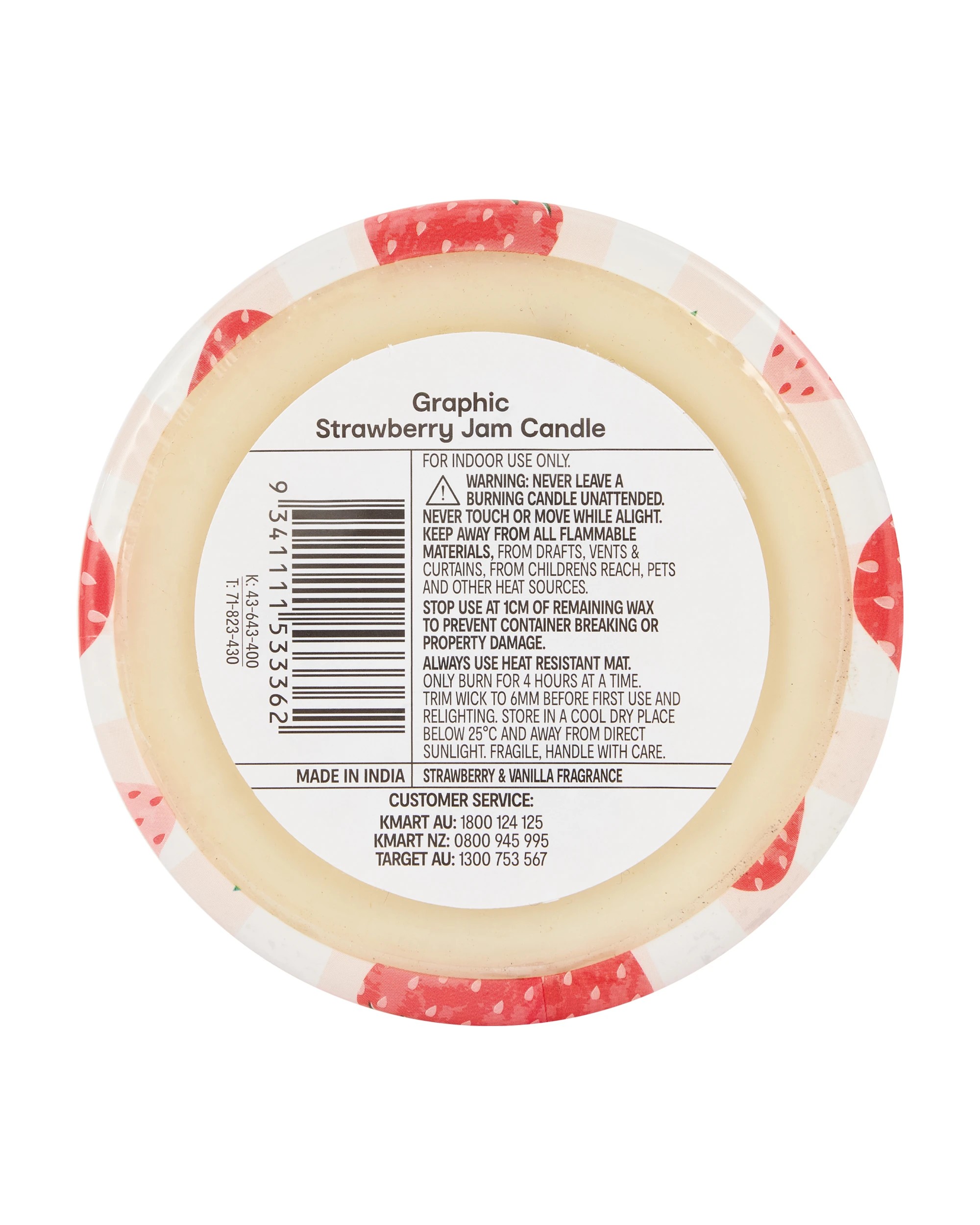 5 Graphic Strawberry Jam Candle, 5 of 5