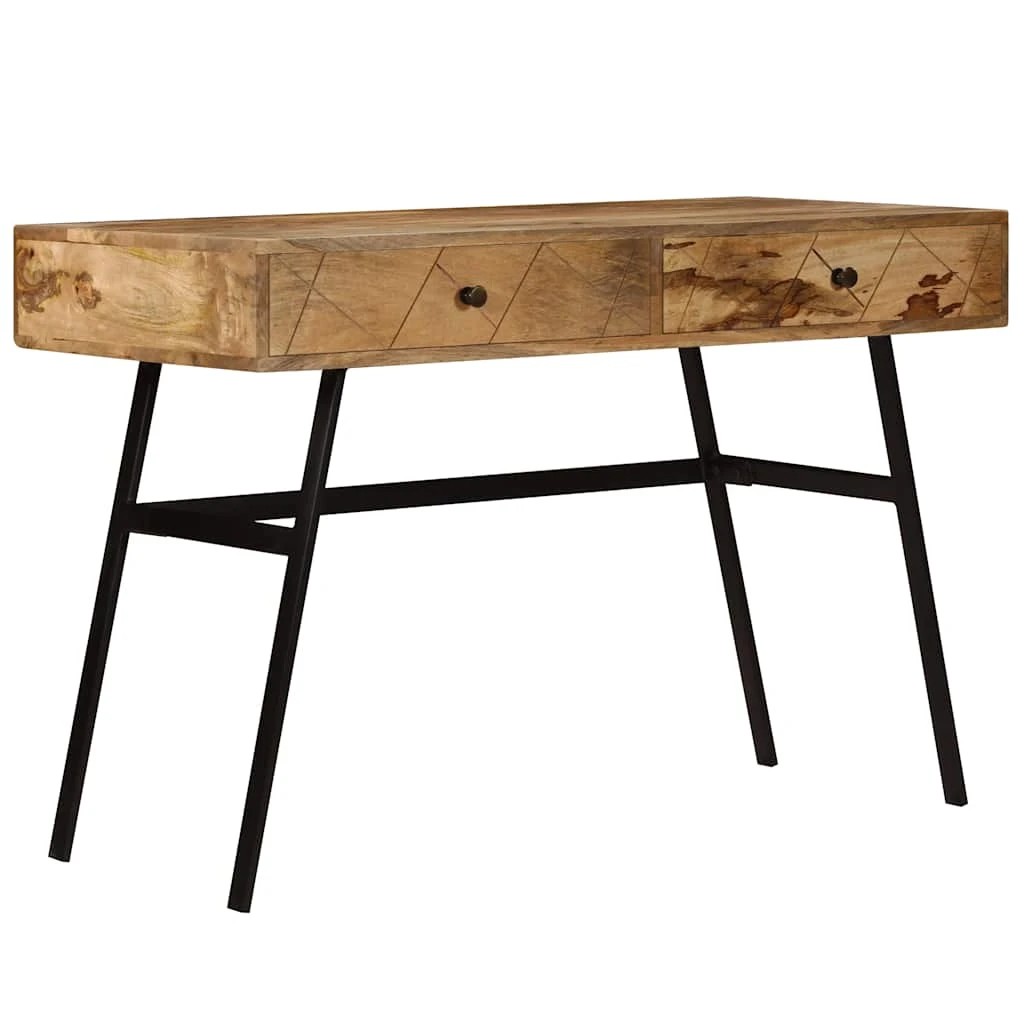 2 vidaXL Desk Ample Storage - Brown, 2 of 10