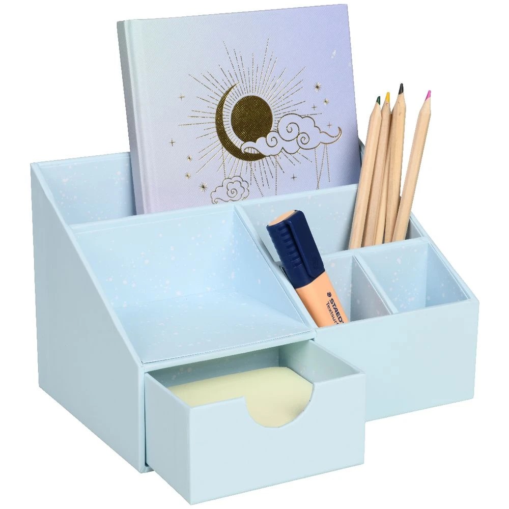 2 Otto Pastel Desk Organiser Blue, 2 of 5