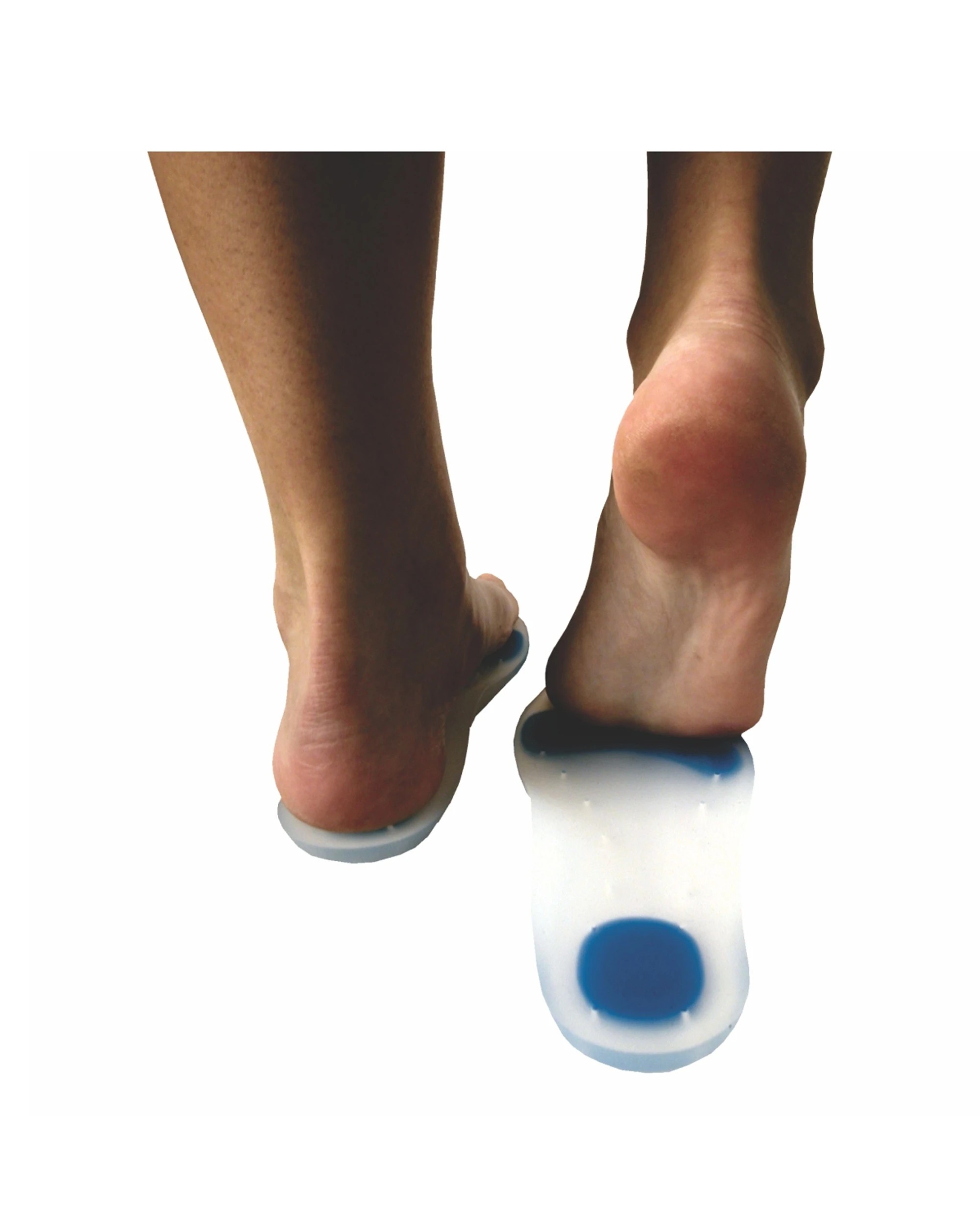 2 My Feet Silicone Gel Full Length Footbeds Shock Absorbing Orthotic Insoles Large - Clear, 2 of 3