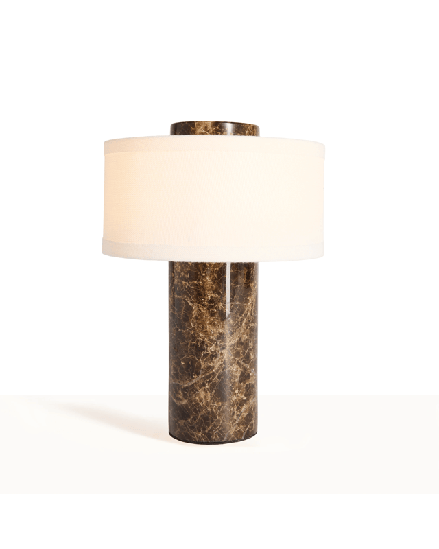 Marble Portable Rechargeable Lamp - Choco