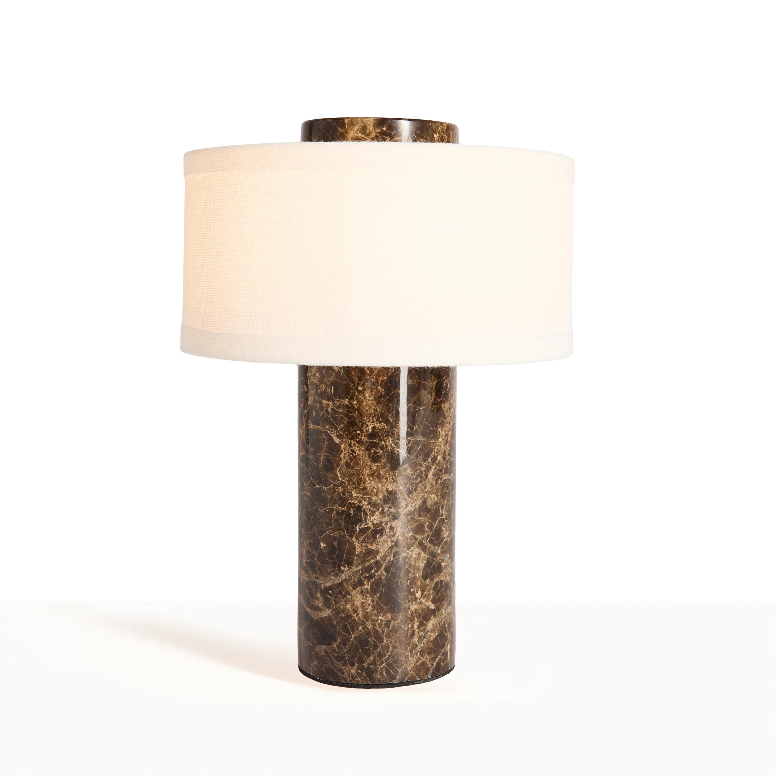 1 Marble Portable Rechargeable Lamp - Chocolate, 1 of 7
