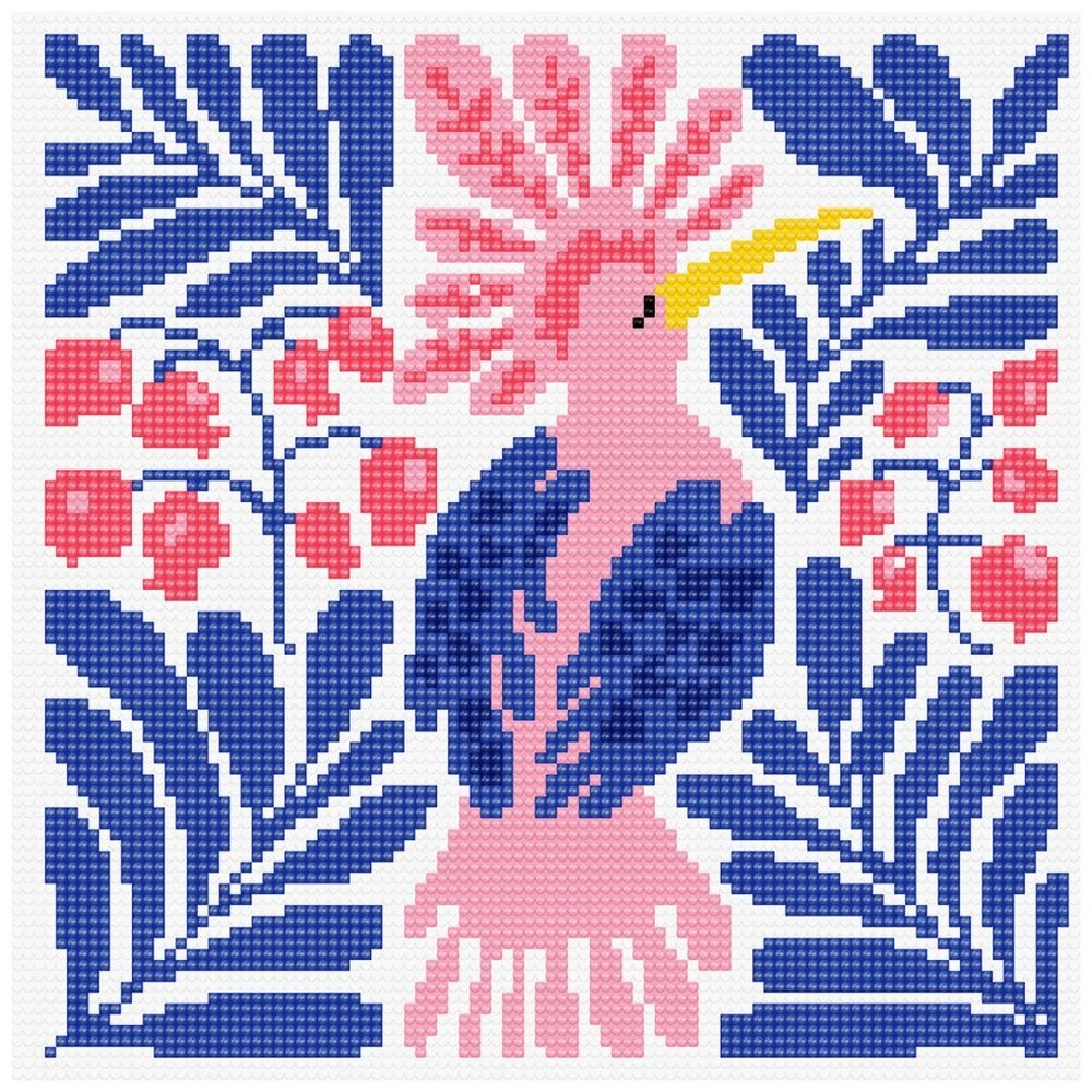 2 Craftsmart Crystal Canvas 28x28 Birds, 2 of 2