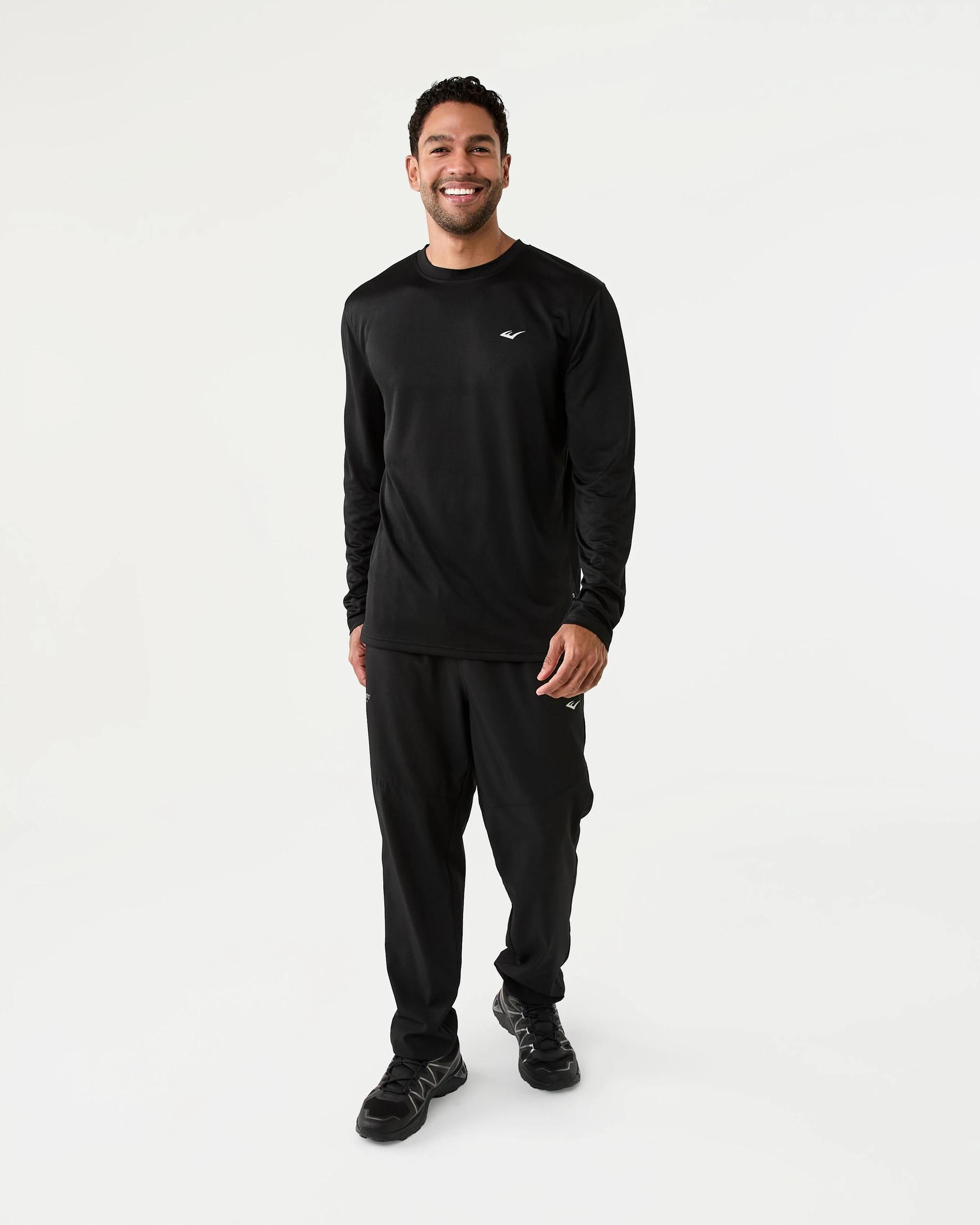 9 Everlast Mens Tech Long Sleeve Training T‑shirt Black, 9 of 9