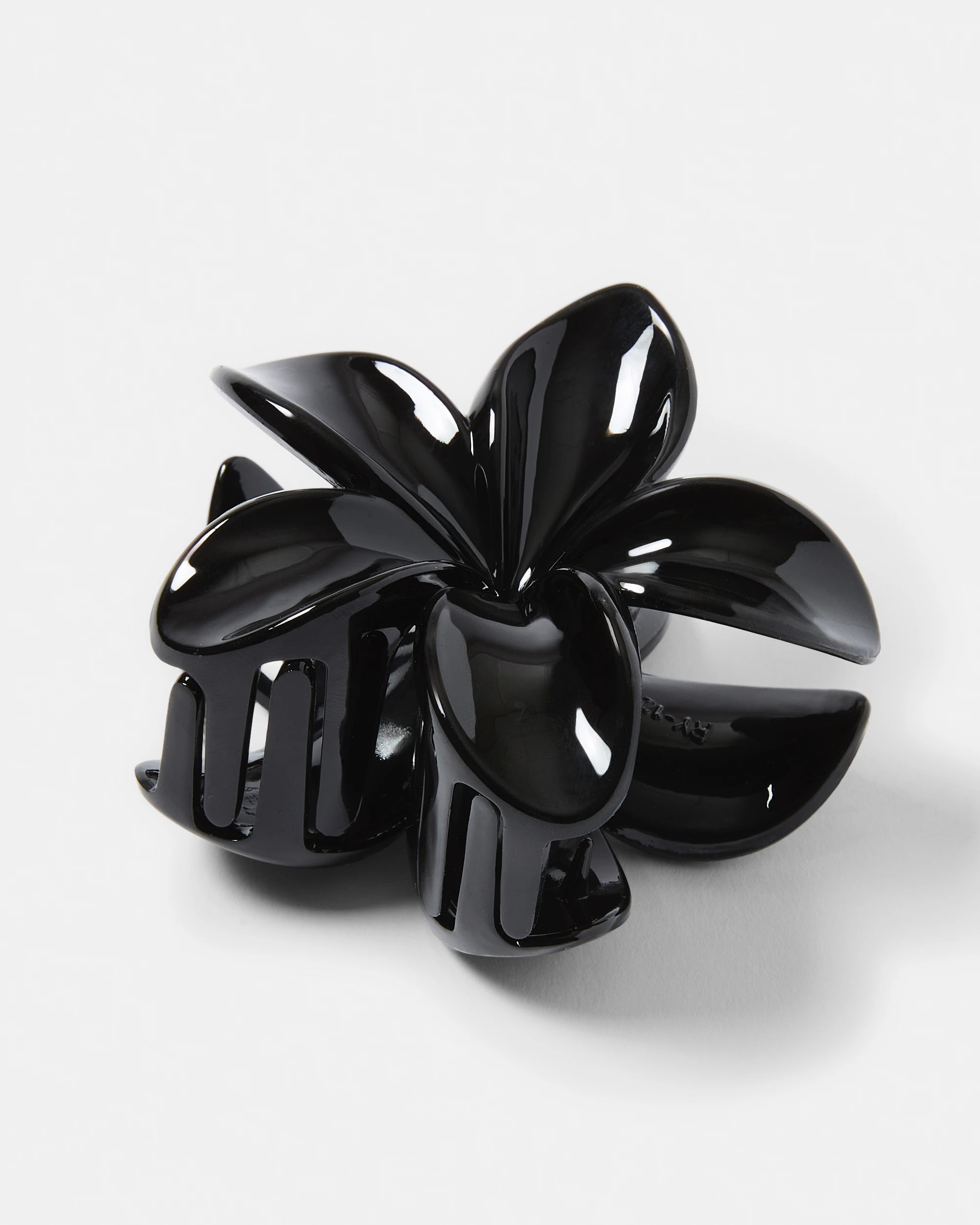 2 Black Frangipani Claw Hair Clip, 2 of 4