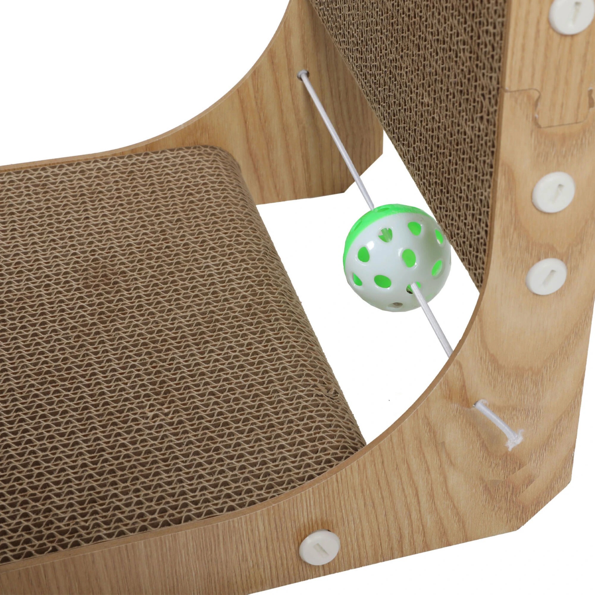 4 Pawz Cat Scratcher Board L-Shaped  48cm, 4 of 9