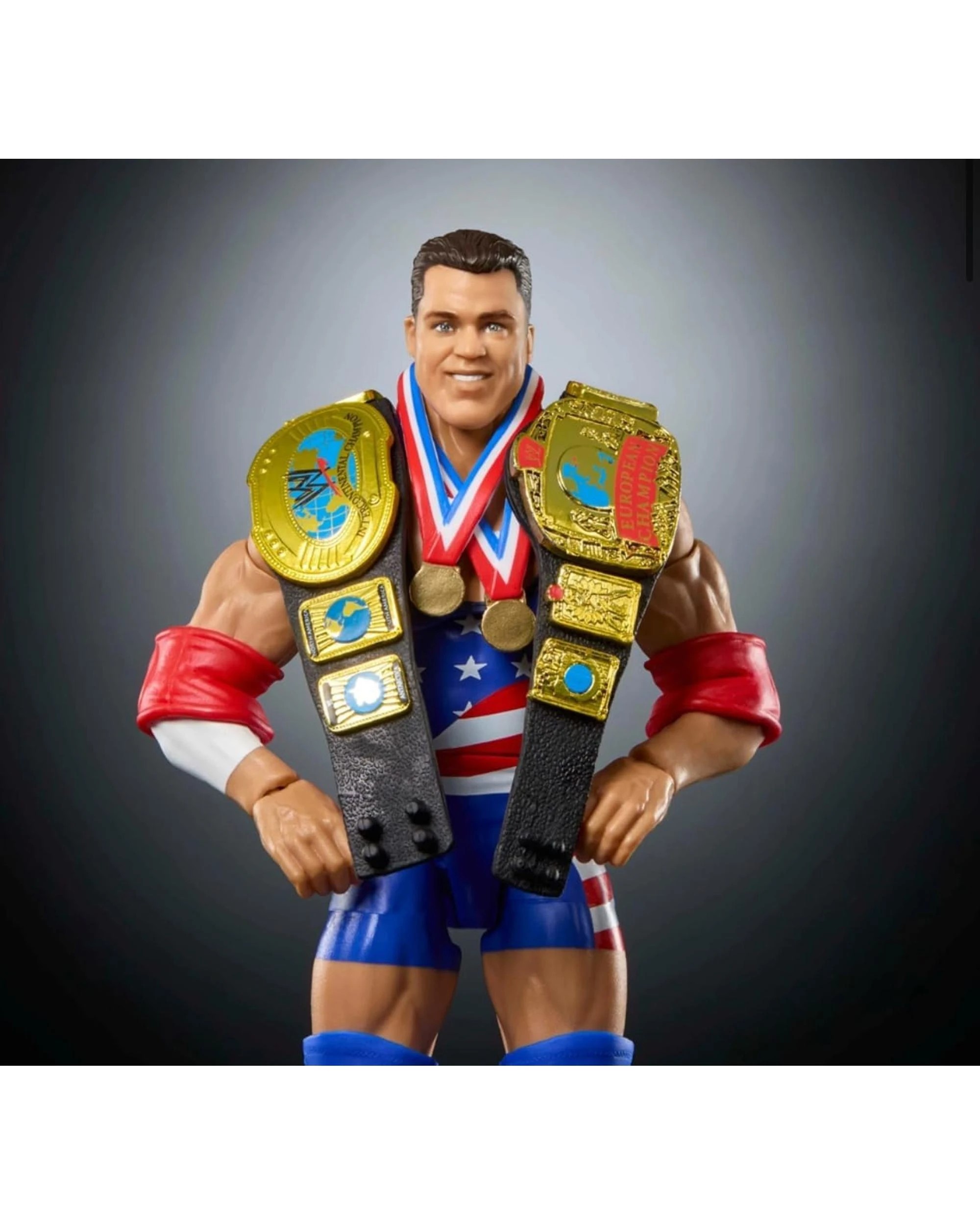 4 WWE Ultimate Edition The Monday Night War WWE vs WCW Kurt Angle Action Figure, 4 of 6