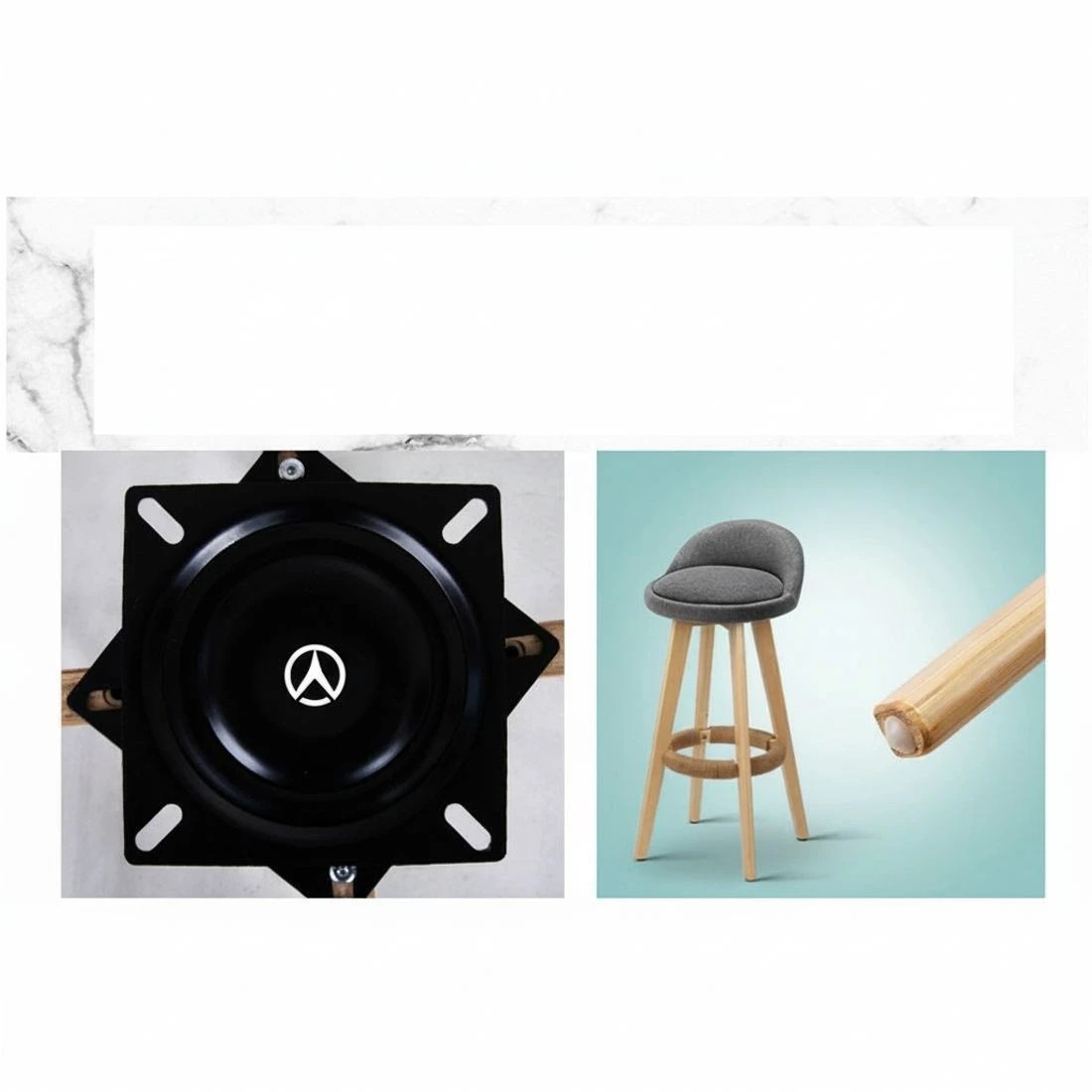 7 Artiss Set of 2 Linen Bar Stools Wooden Frame Rope Footrest Sturdy Stable Seating Comfortable Kitchen Counter - Grey, 7 of 7