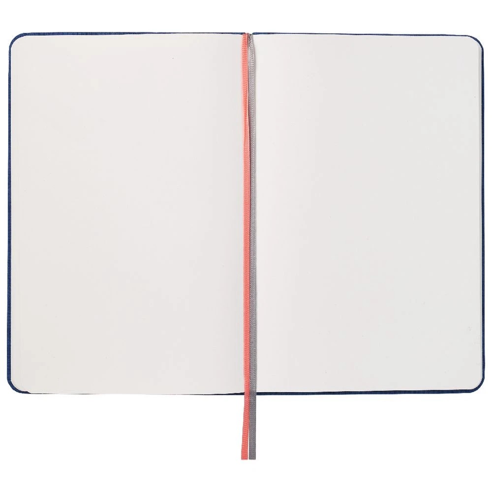 4 Modena A5 Linen Plain Notebook Navy, 4 of 5