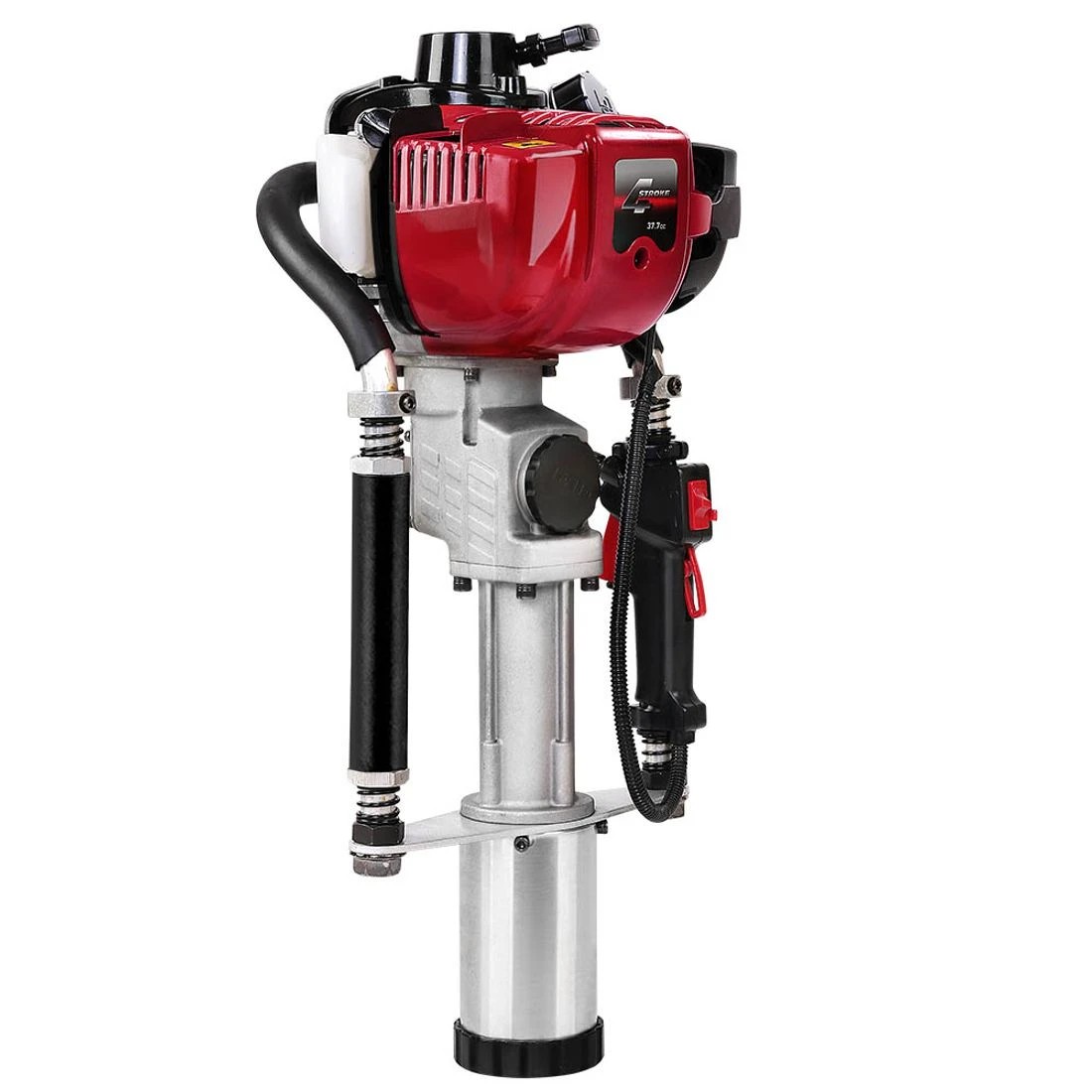 3 Giantz Petrol Post Driver 38CC 4-Stroke Rammer Pile Star Picket Fence Hole Drive - Red, 3 of 6