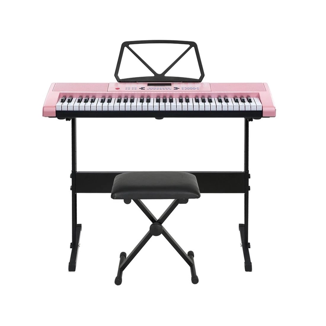 3 Alpha 61 Keys Electronic Piano Keyboard Digital Electric w/ Stand Stool - Multi, 3 of 5