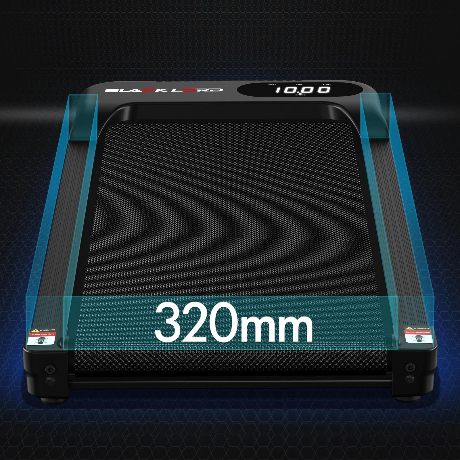 9 Black Lord Treadmill Electric Walking Pad Home Gym Incline Magnetic Remote - Black, 9 of 10