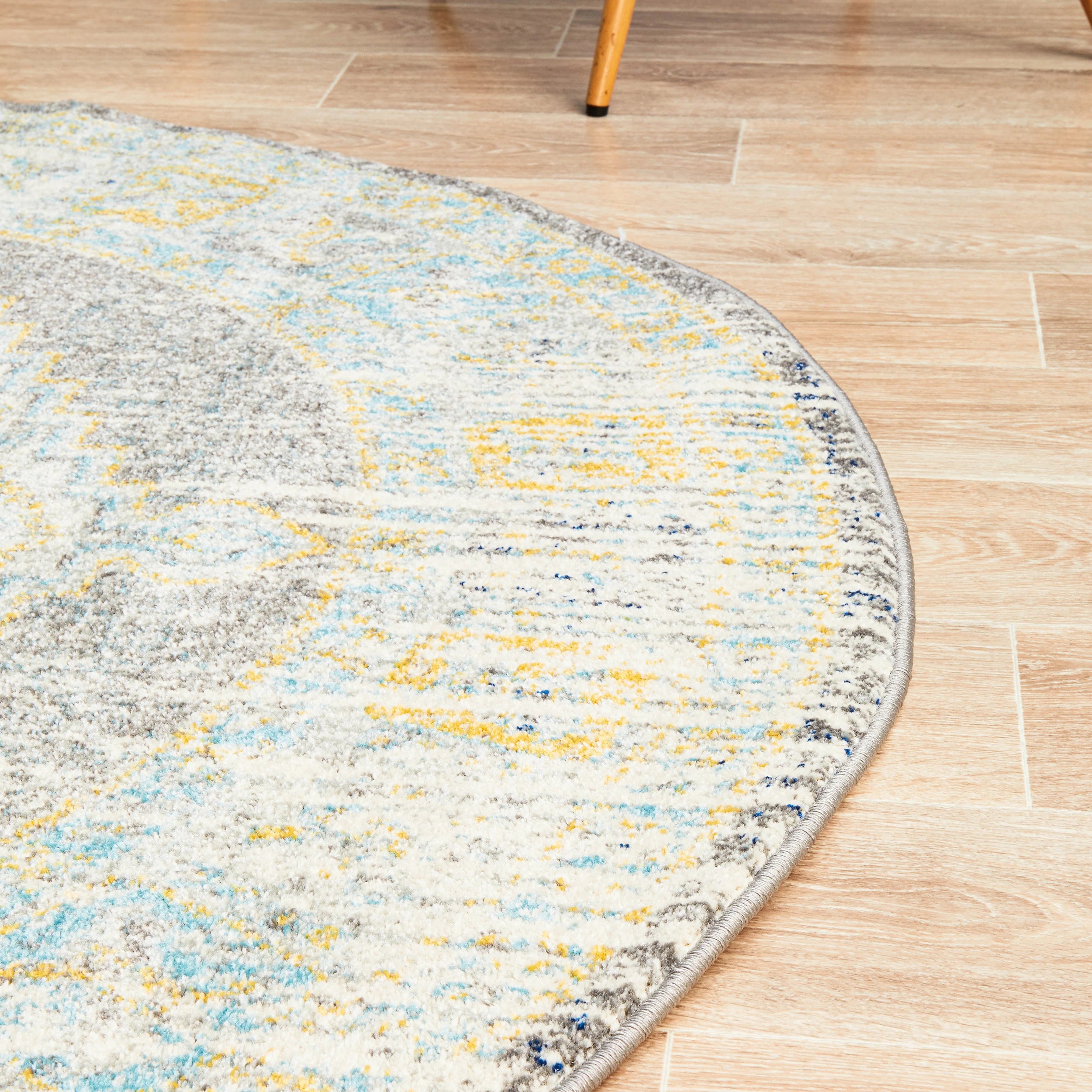 6 Common Ground Rugs Era 944 150x150cm - Small Circle Rug - Grey, 6 of 8