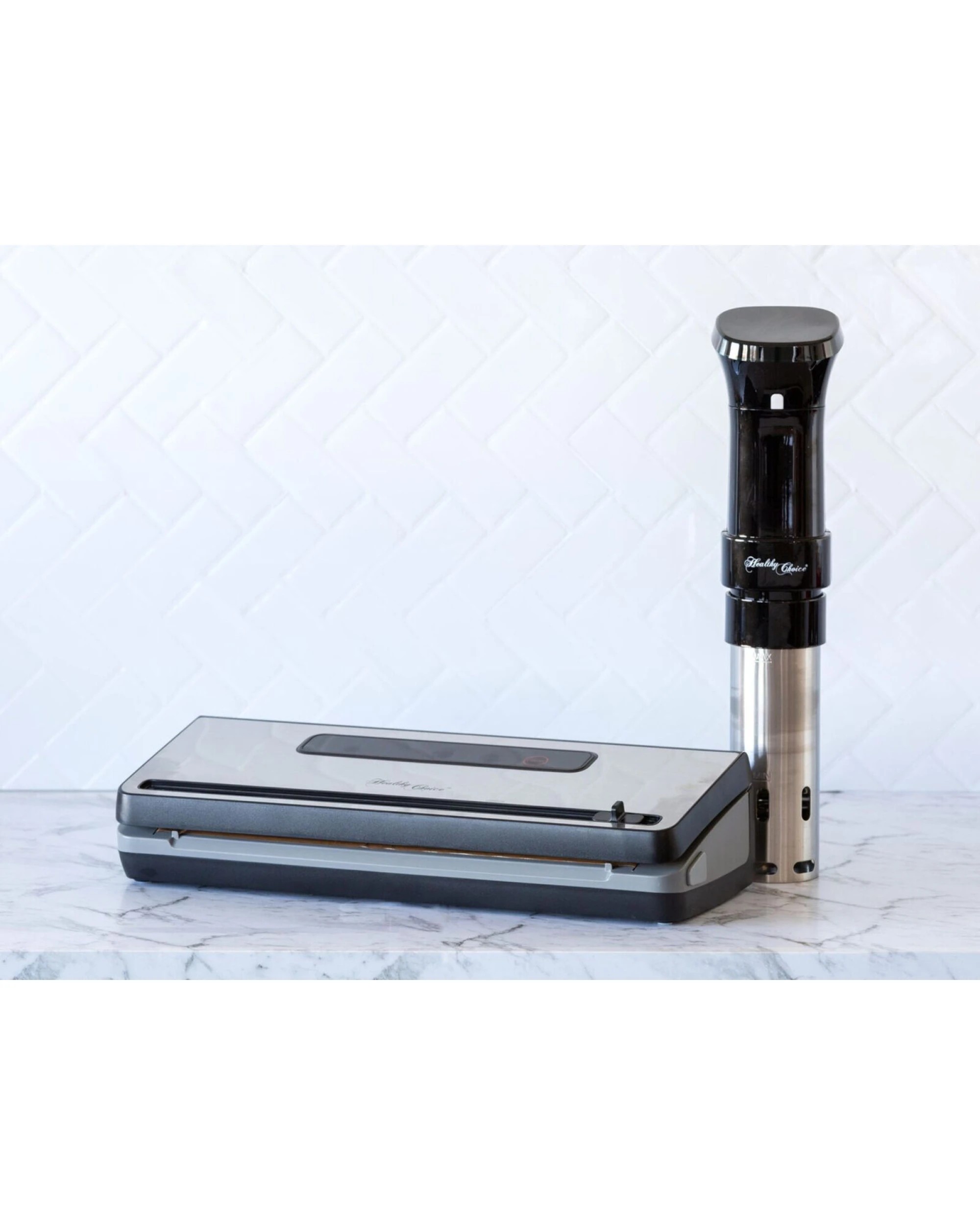 2 Healthy Choice Sous Vide Starter Kit with Vacuum Sealer & Bags, 2 of 6