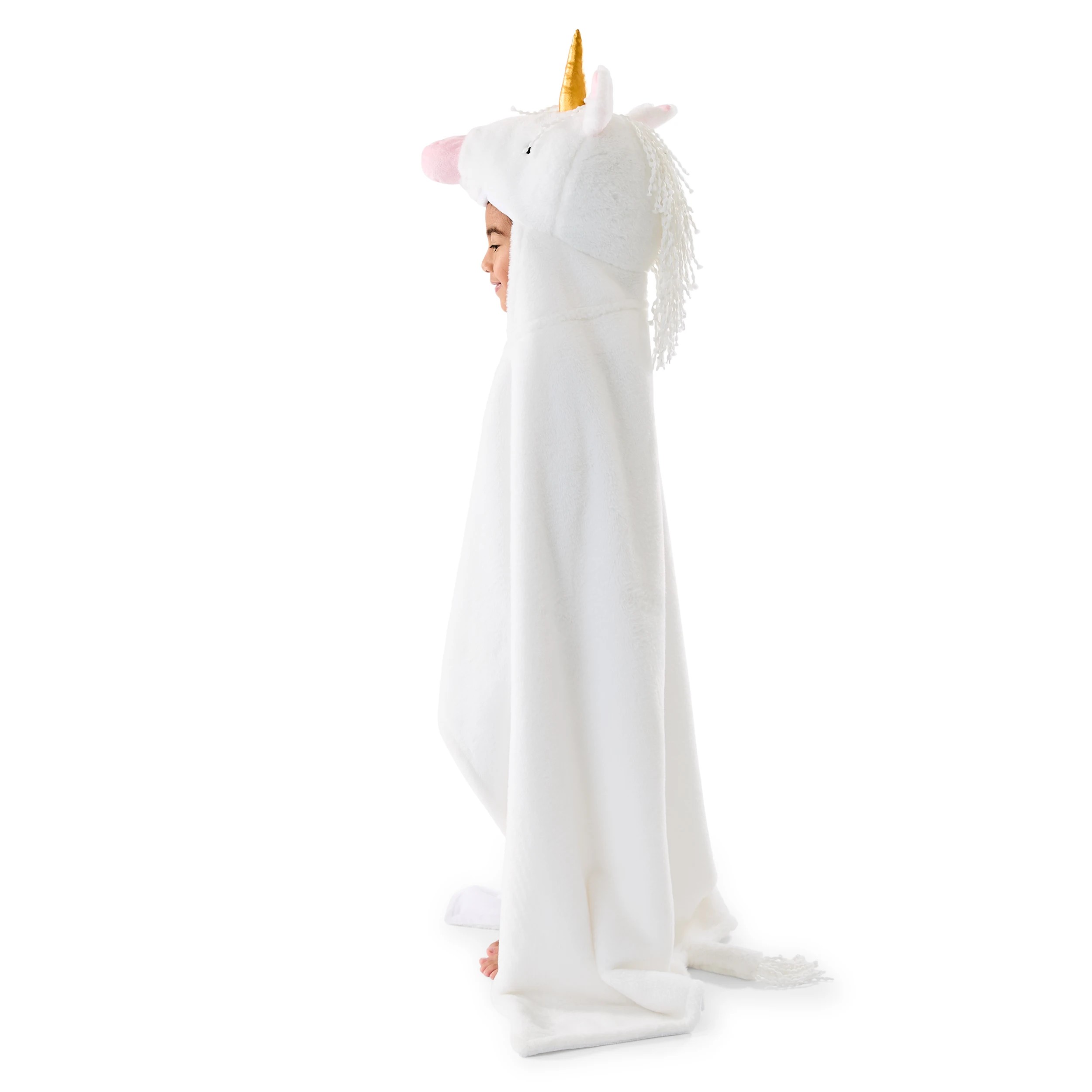 4 Unicorn Hooded Blanket, 4 of 13