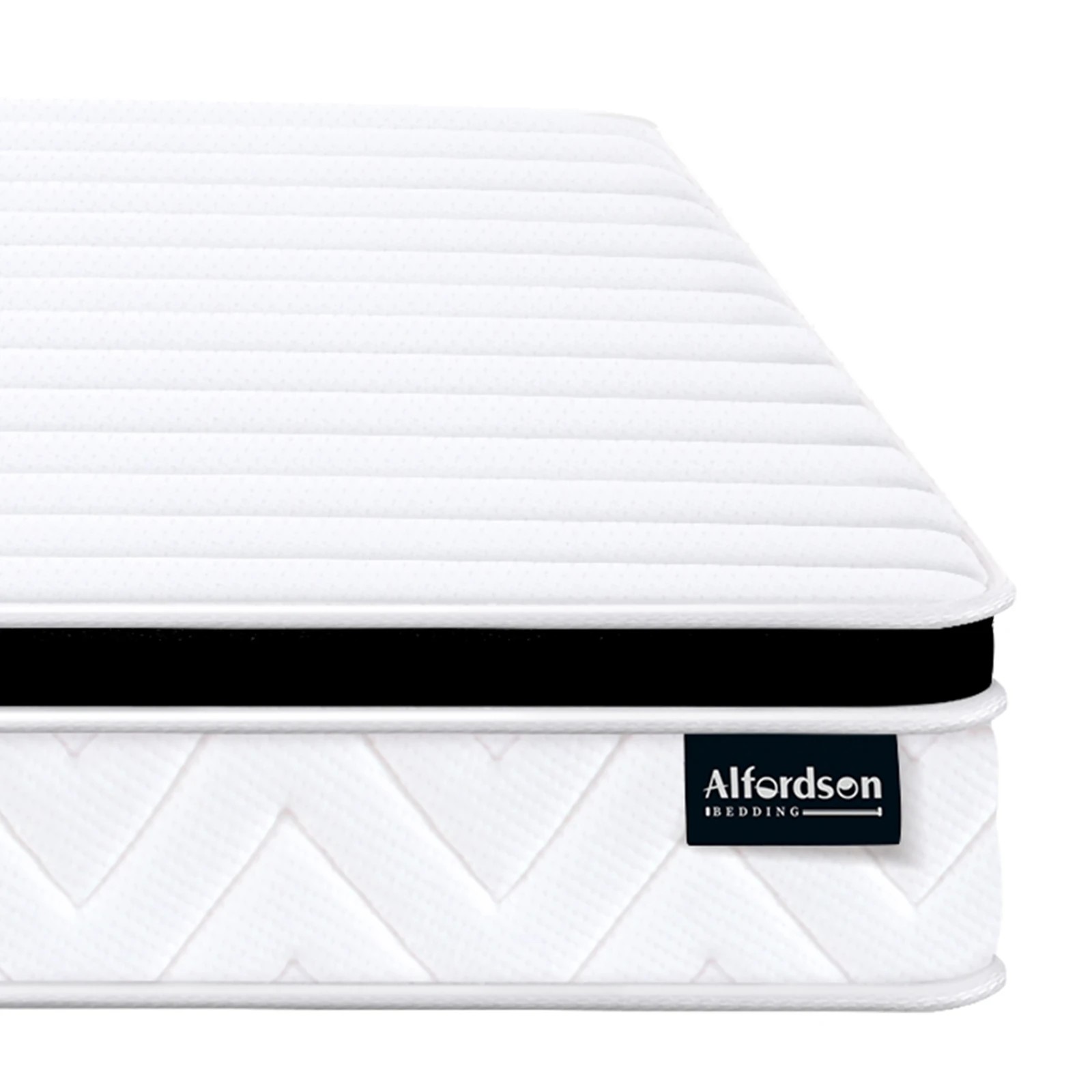 3 Alfordson Mattress 17CM Euro Top Spring Foam Bedding Medium Firm - Single Bed, 3 of 10