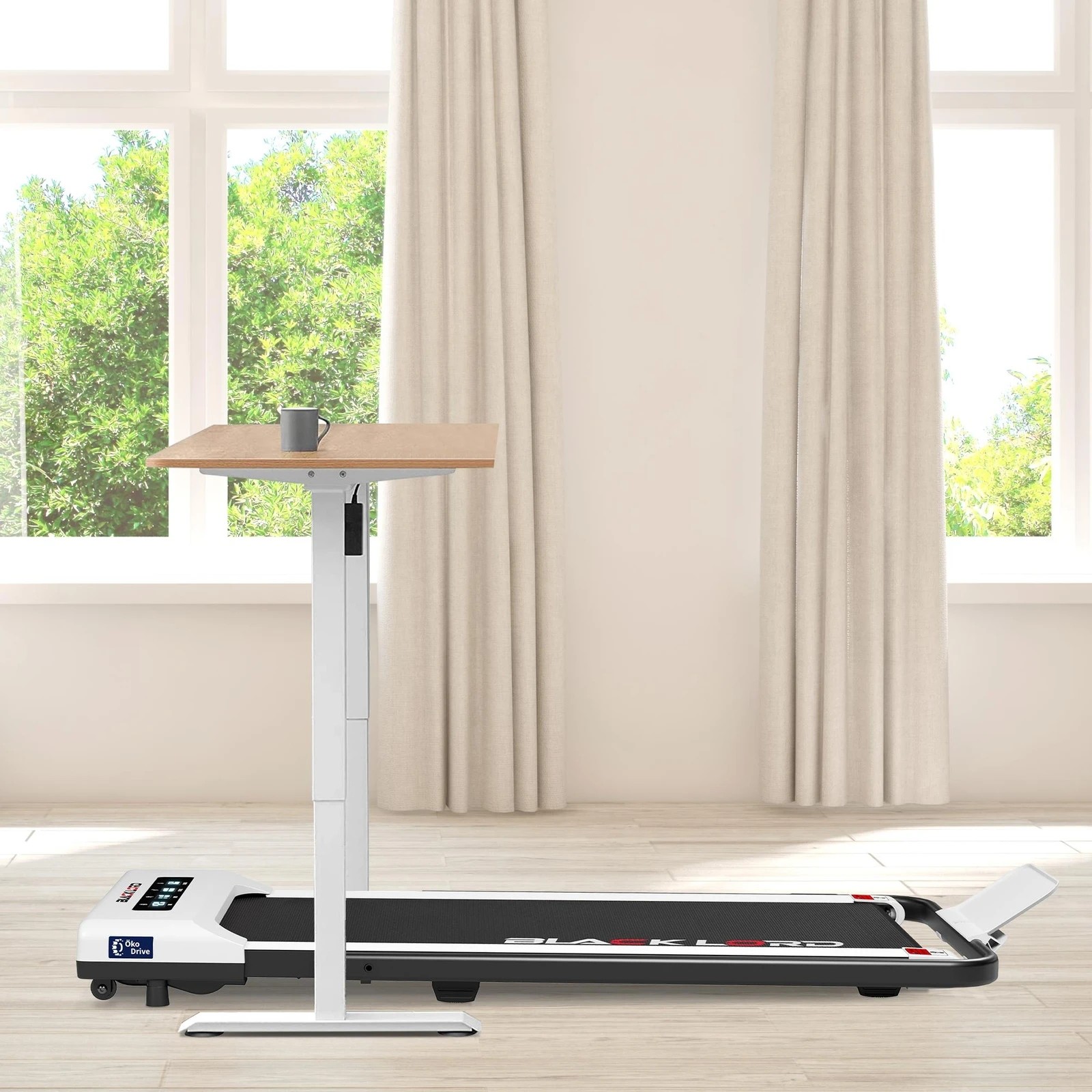 10 Black Lord Treadmill Electric Walking Pad Under Desk Foldable 40cm Belt - White, 10 of 10