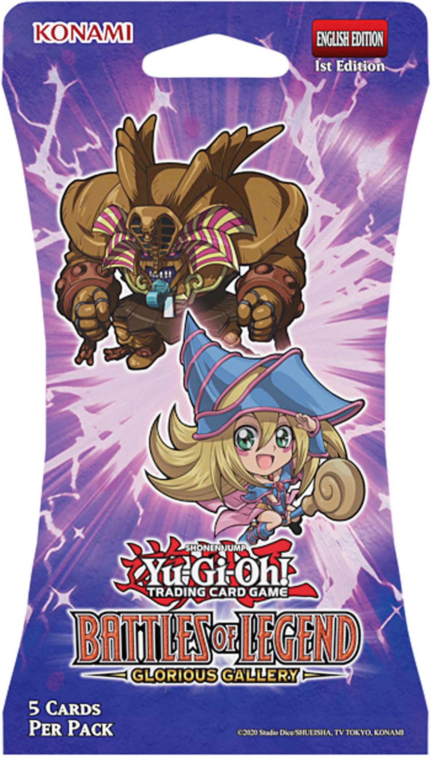 1 YU-GI-OH!  Yu - Gi - Oh! TCG: Battles of Legends: Glorious Gallery 5 Card Blister - Multi, 1 of 1