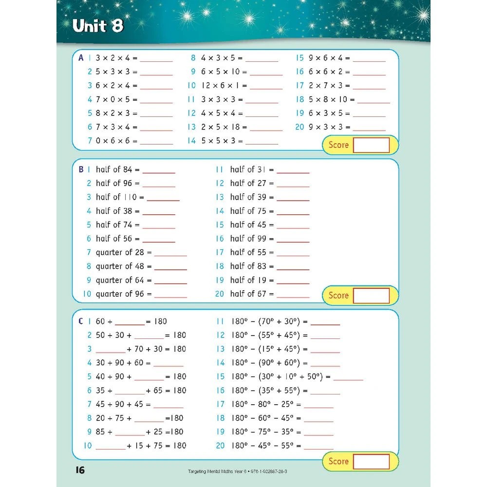 7 Targeting Mental Maths Year 6 2022 Edition, 7 of 10