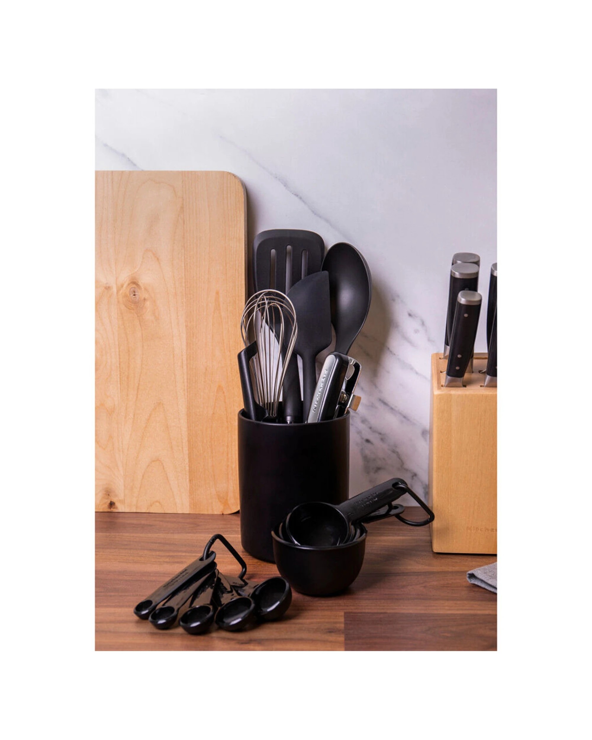 4 KitchenAid 15pc Kitchen Cooking Utensil Set - Black, 4 of 6