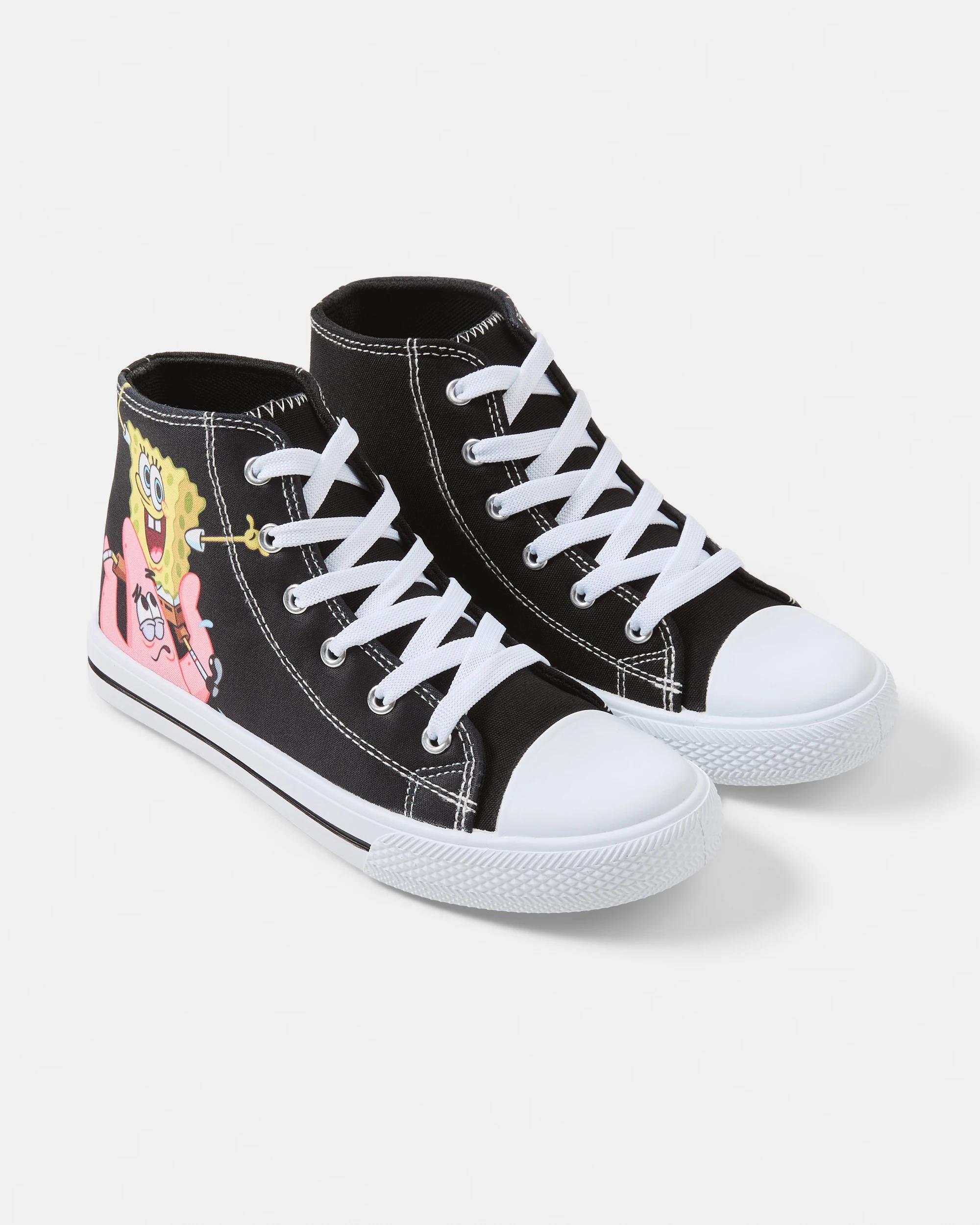 4 Senior SpongeBob SquarePants License Hi Top Sneakers Spongebob, 4 of 6